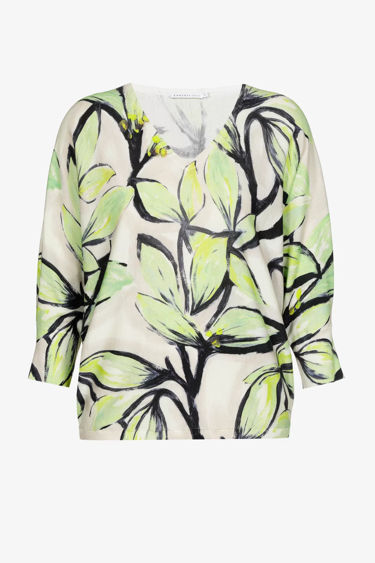 Xandres Baumwollpullover mit Blumenmuster APPLE Best Sale