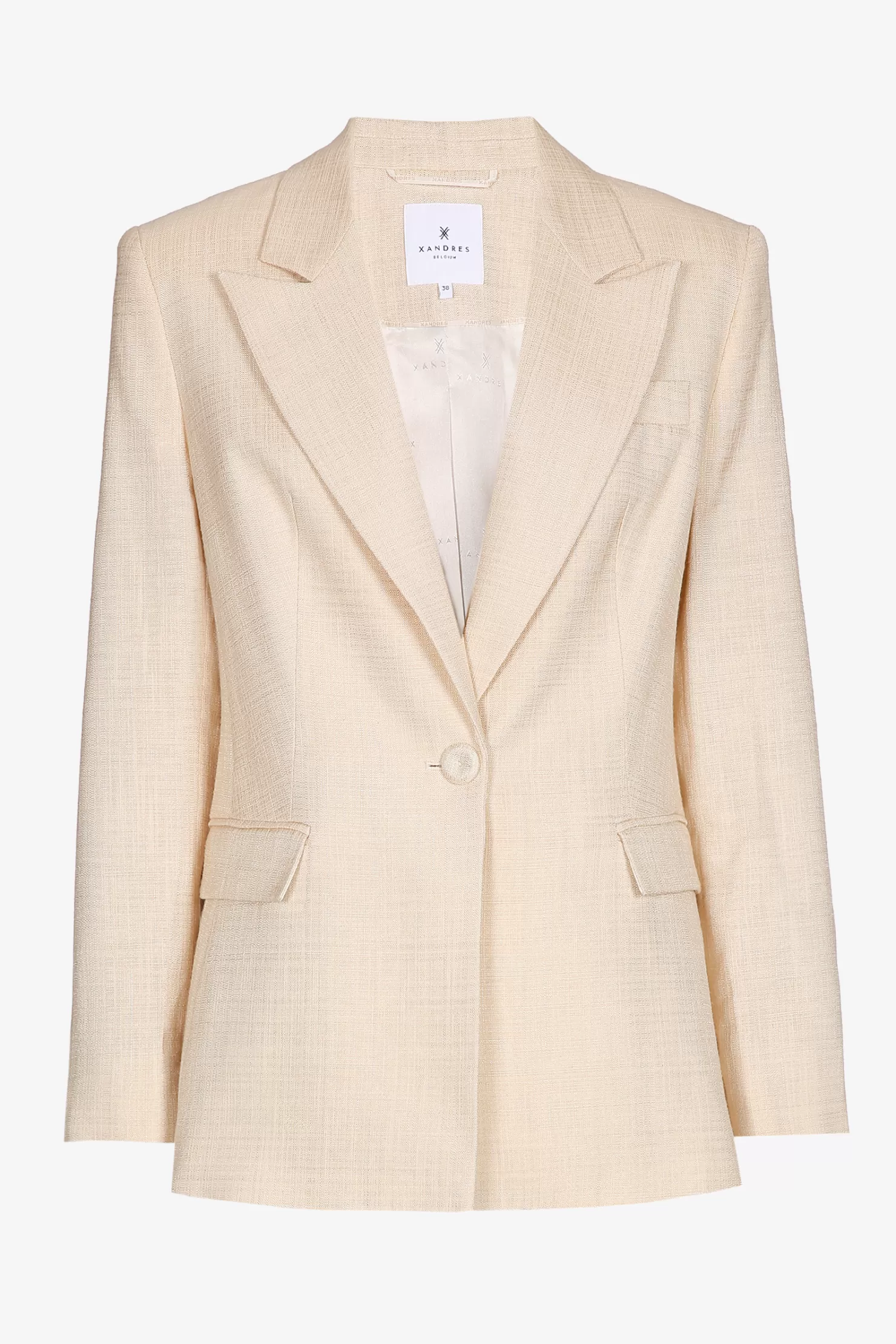 Xandres Blazer mit feiner Struktur CHAMPAGNE Flash Sale