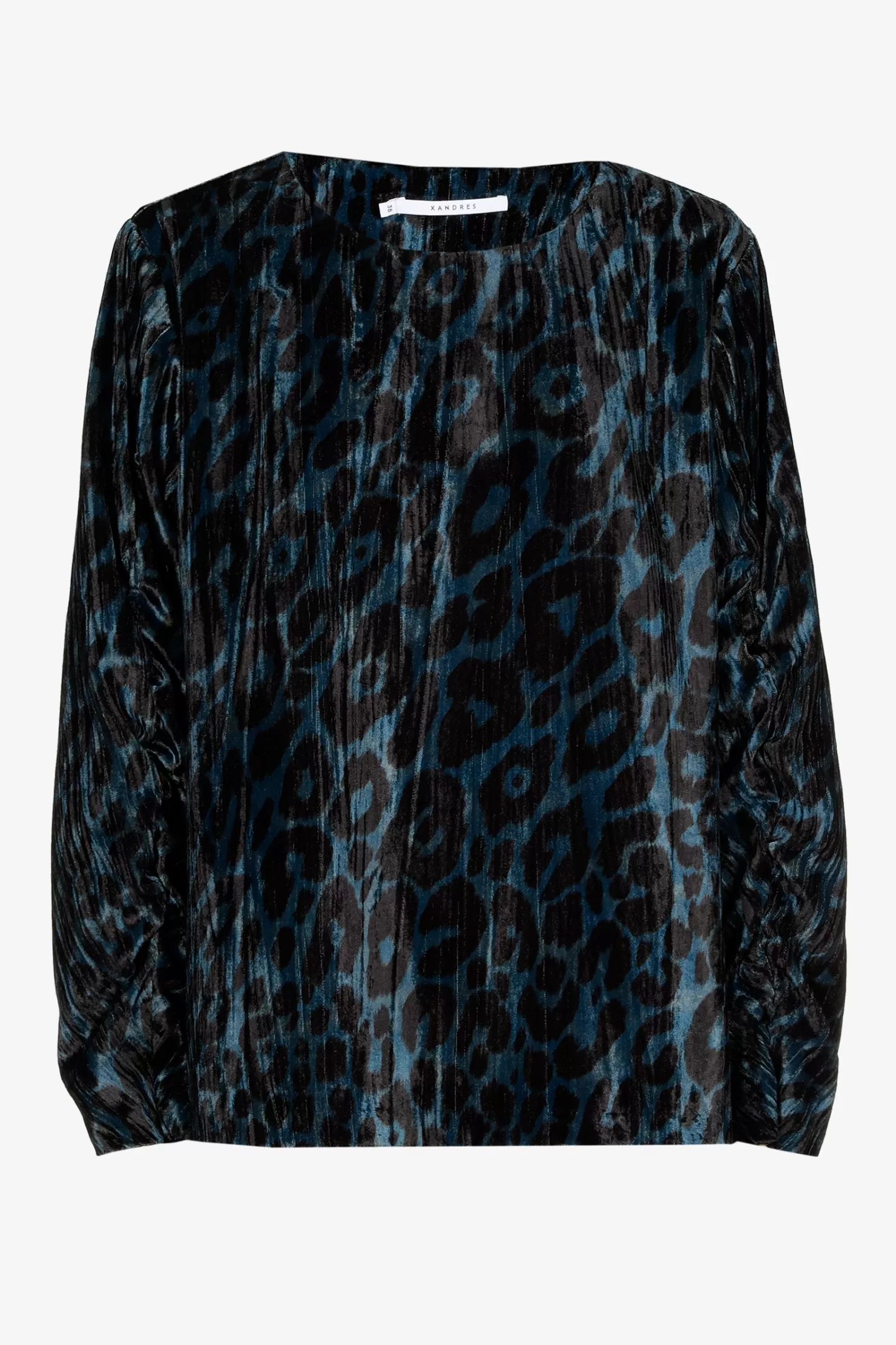 Xandres Bluse mit Leopardenmuster AZUREBLUE Best