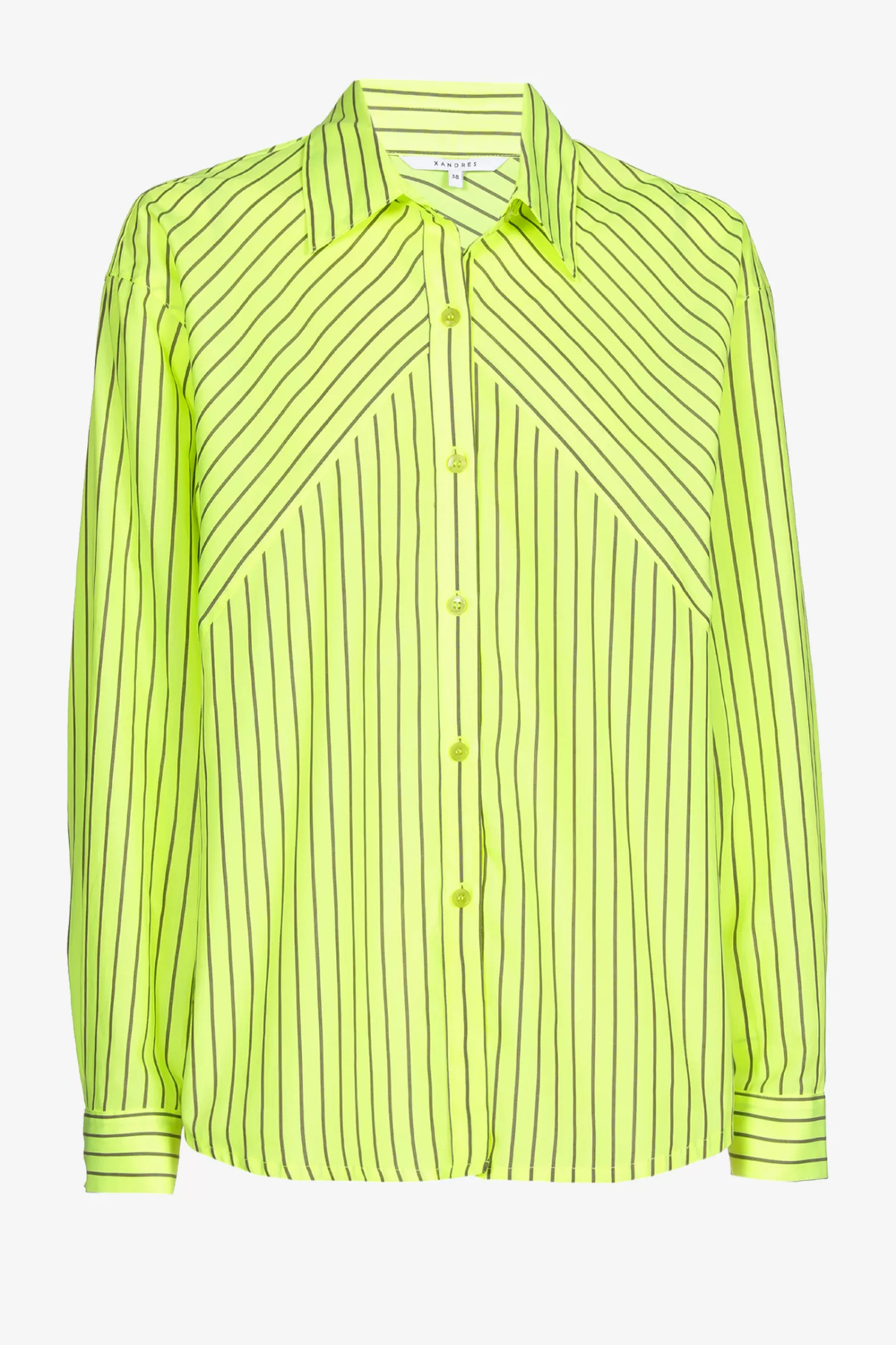 Xandres Bluse mit Neonstreifen LIMONCELLO Cheap