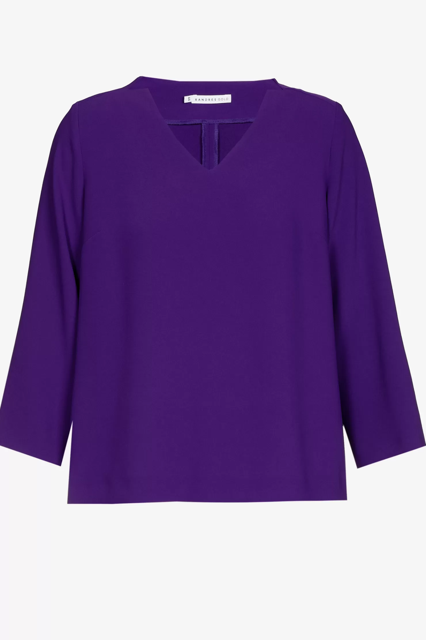 Xandres Bluse mit V-Ausschnitt VIBRANTVIOLET Cheap