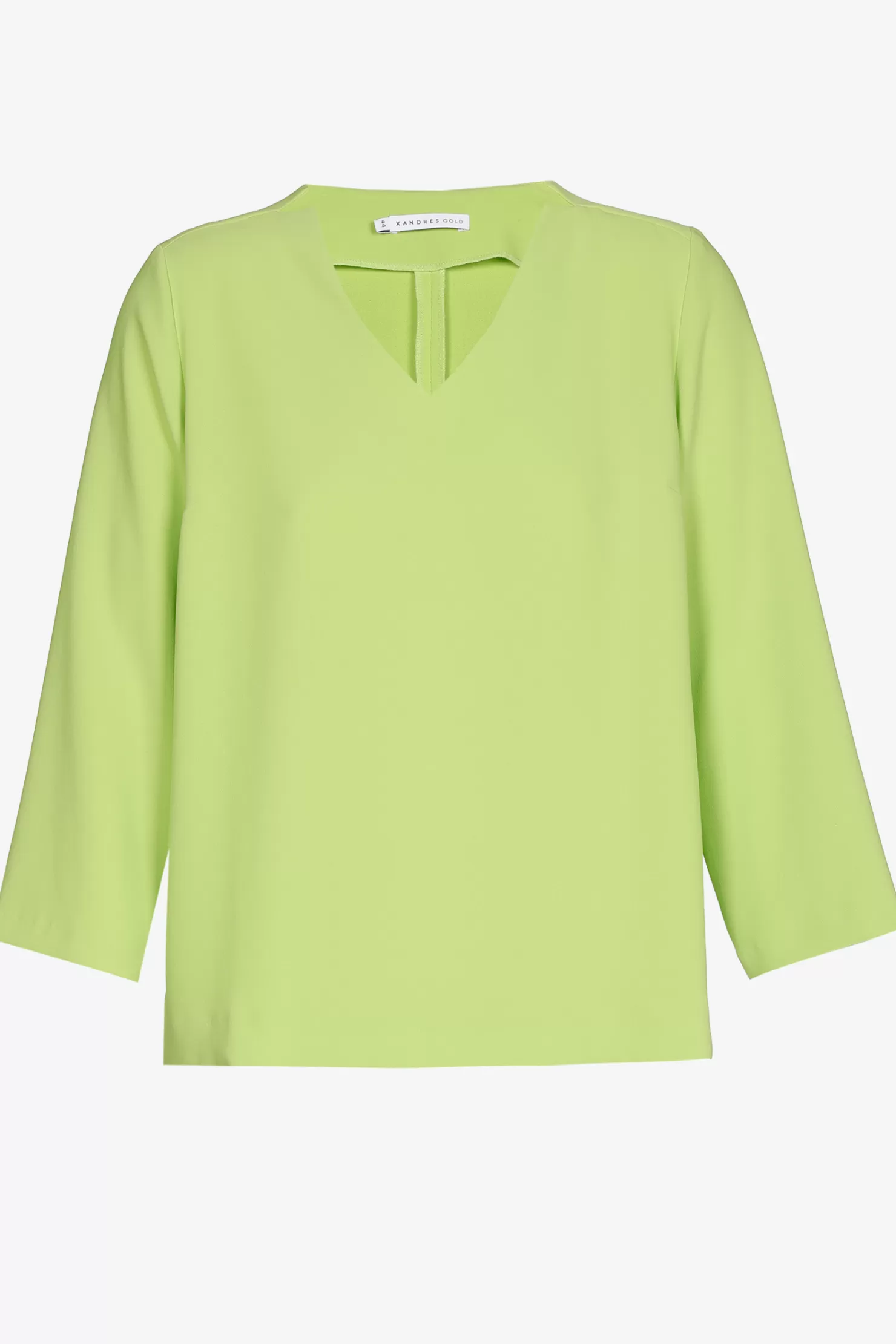 Xandres Bluse mit V-Ausschnitt MATCHA Online