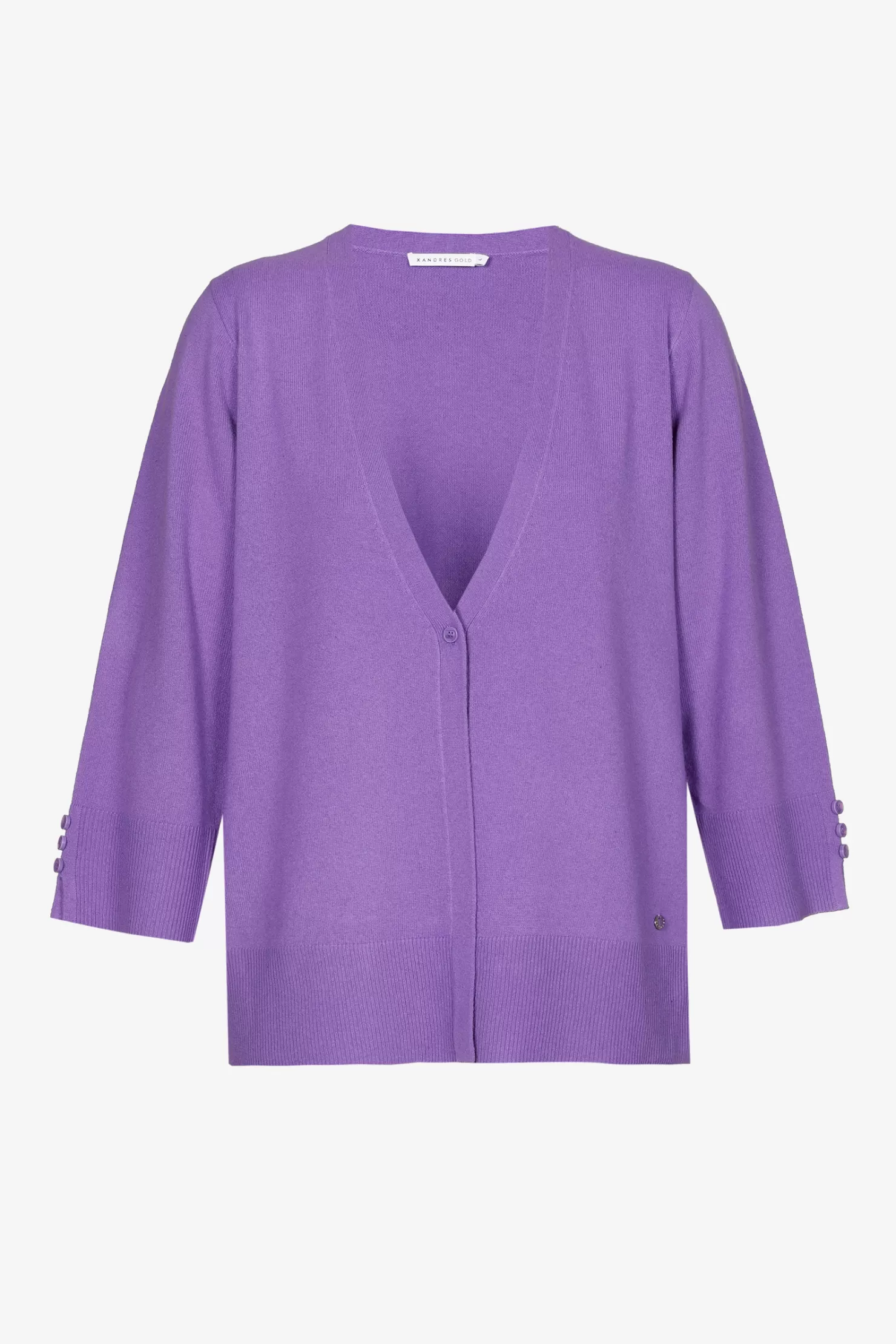 Xandres Cardigan aus feinem Wollmix VIBRANTVIOLET Cheap