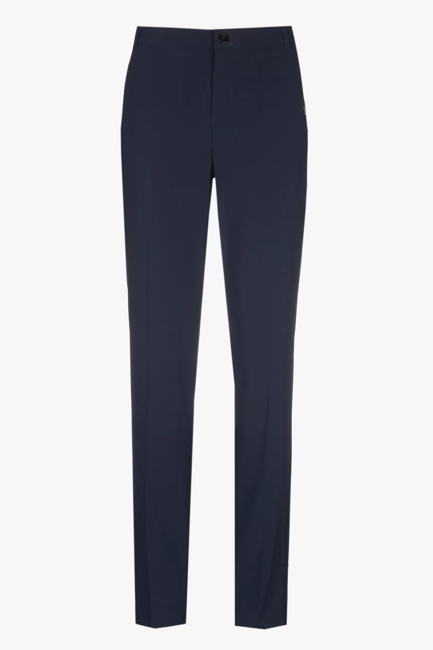 Xandres Dunkelblaue, knitterfreie Chino Hose NAVY Cheap