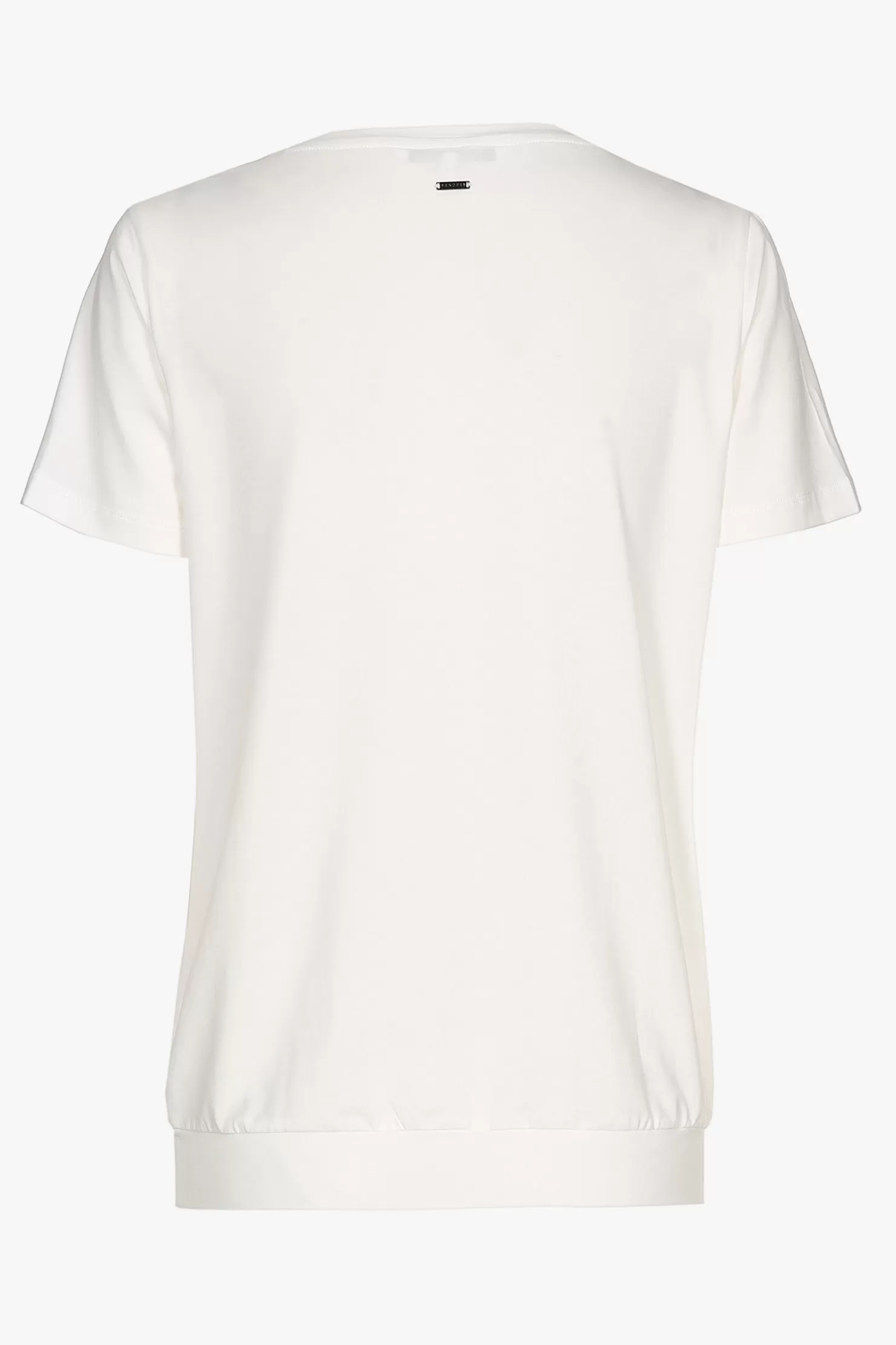 Xandres Ecrufarbenes T-Shirt mit V-Ausschnitt MOUNTBLANC Best