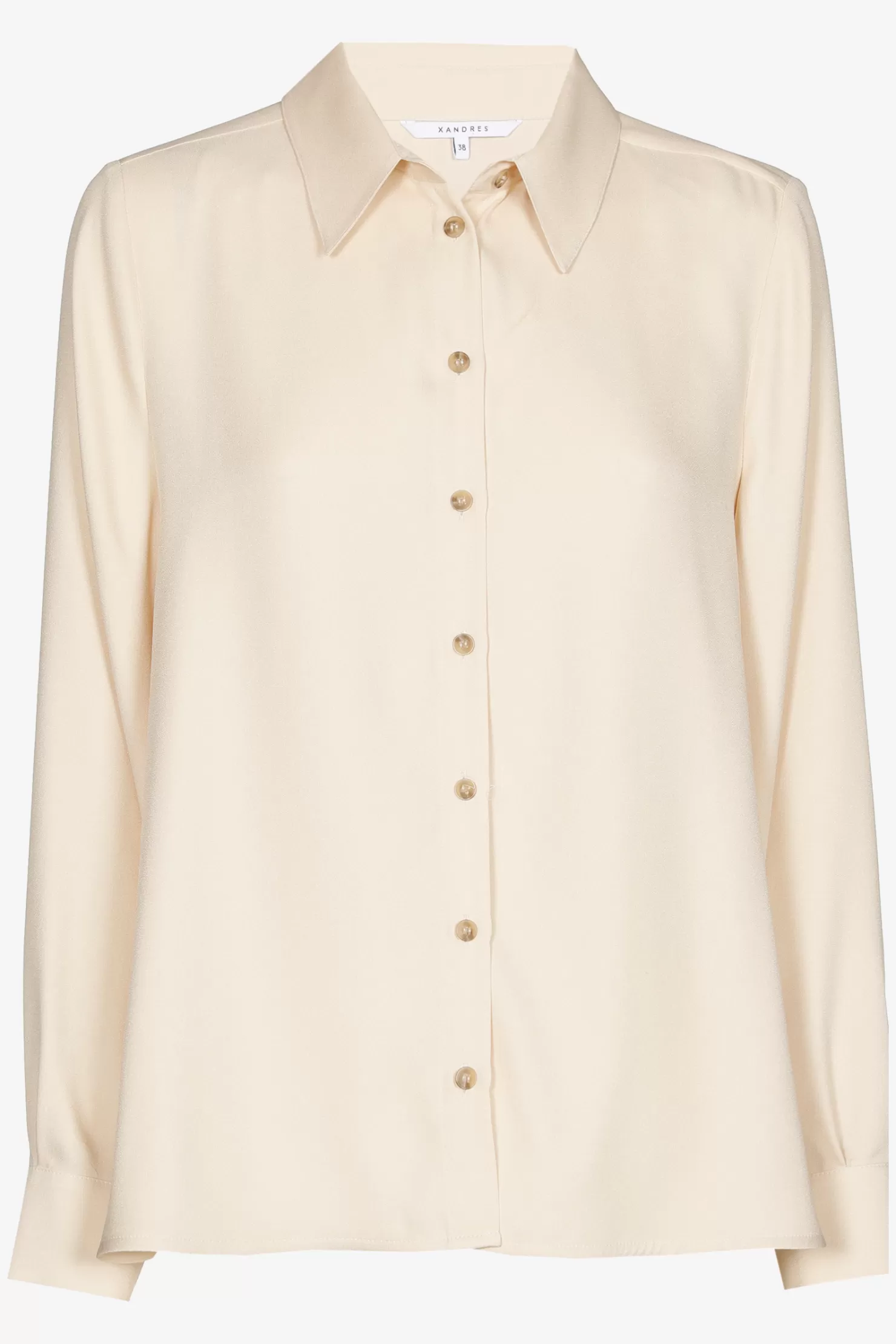 Xandres Formelle Bluse mit Hemdkragen IVORY Online