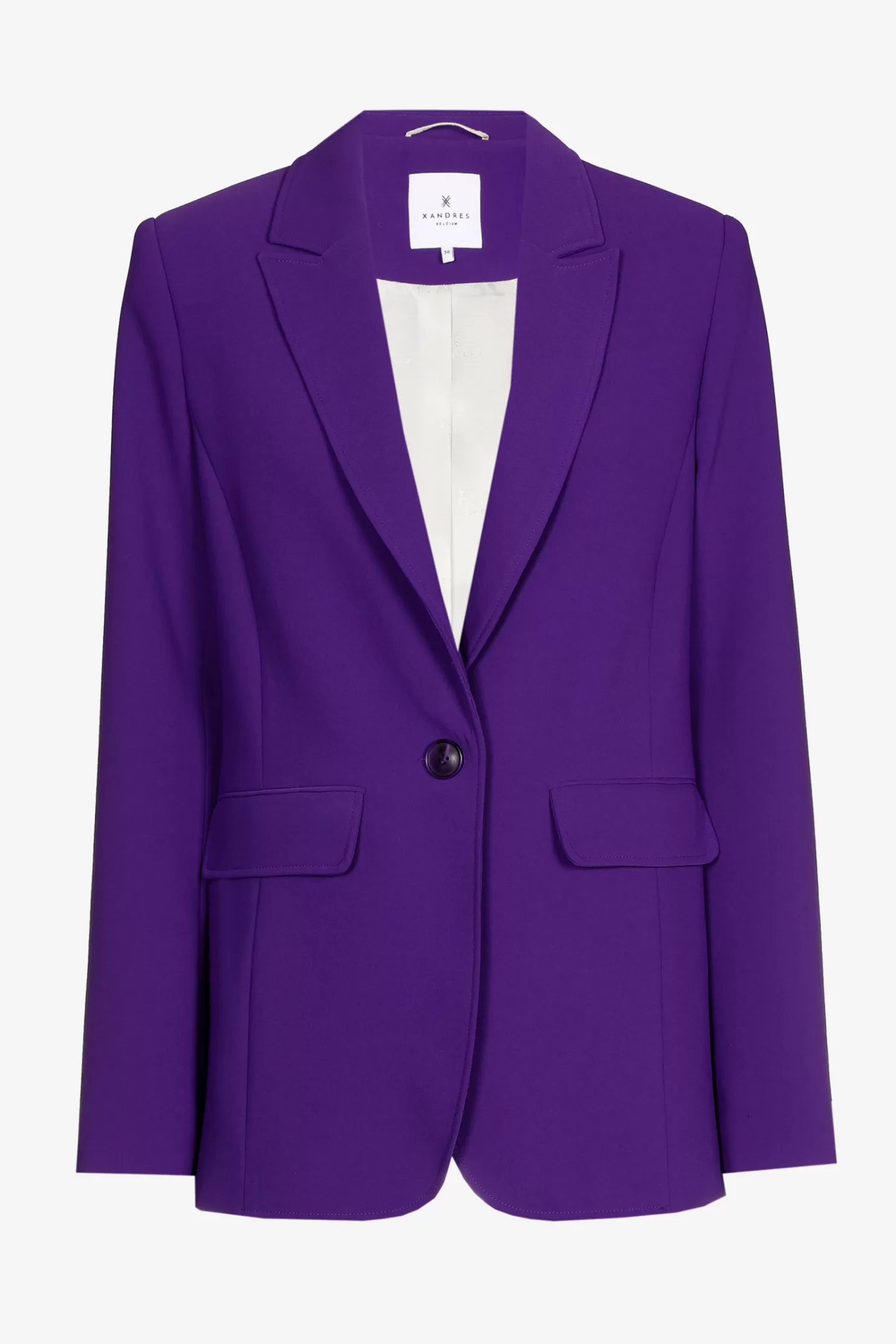 Xandres Gerade geschnittener Blazer mit Reverskragen VIBRANTVIOLET Online