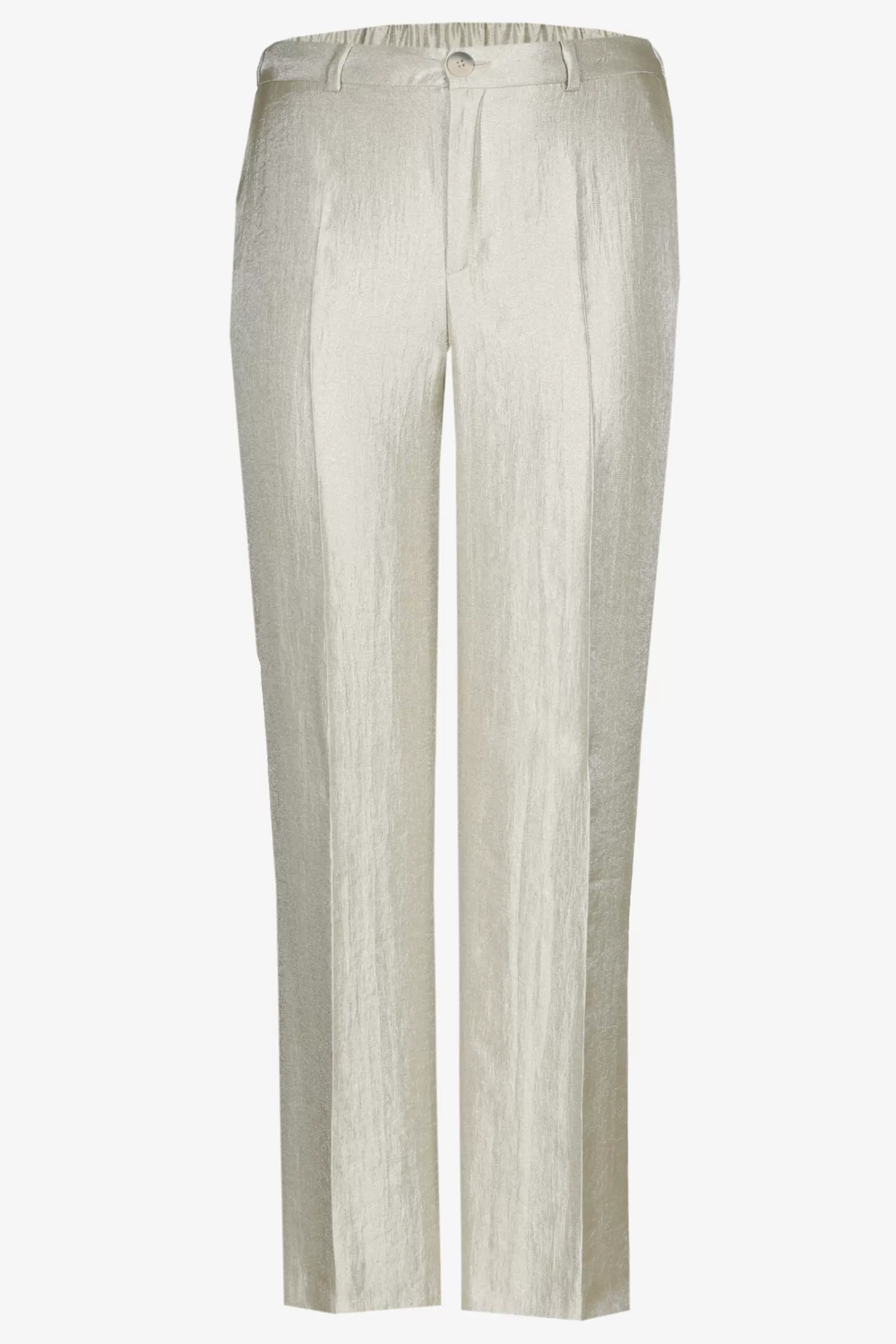 Xandres Glänzende Hose mit weitem Bein TAUPE Cheap