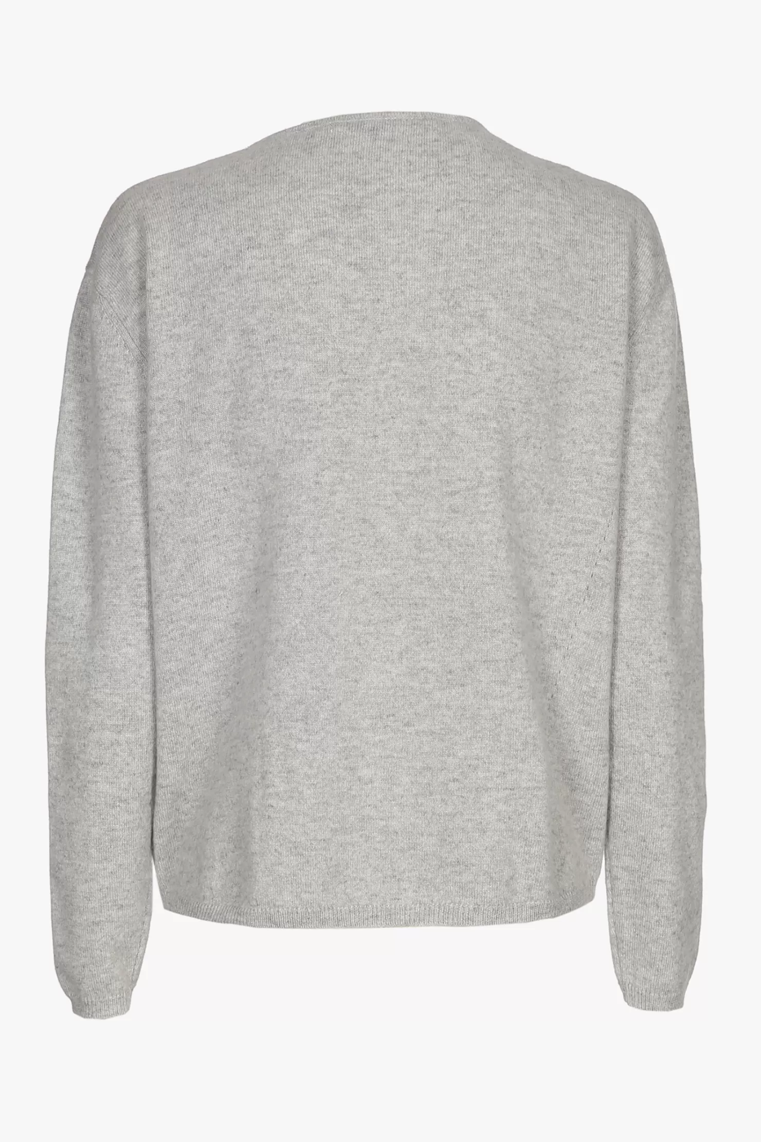 Xandres Grauer Cashmere Pullover mit Rundhalsausschnitt QUARTZ Sale