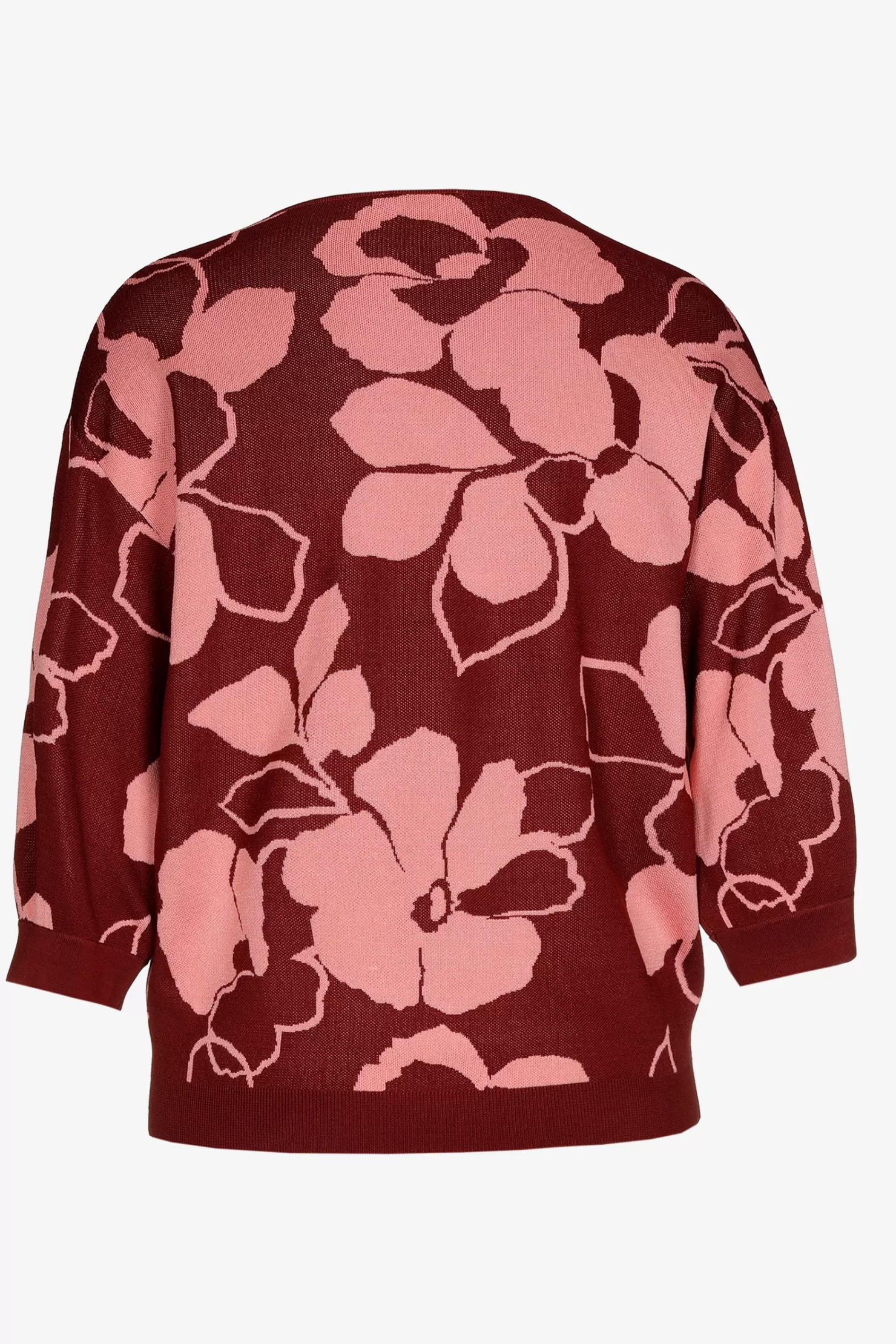 Xandres Großzügig geschnittener Pullover mit Blumenmuster WARMPINK Hot