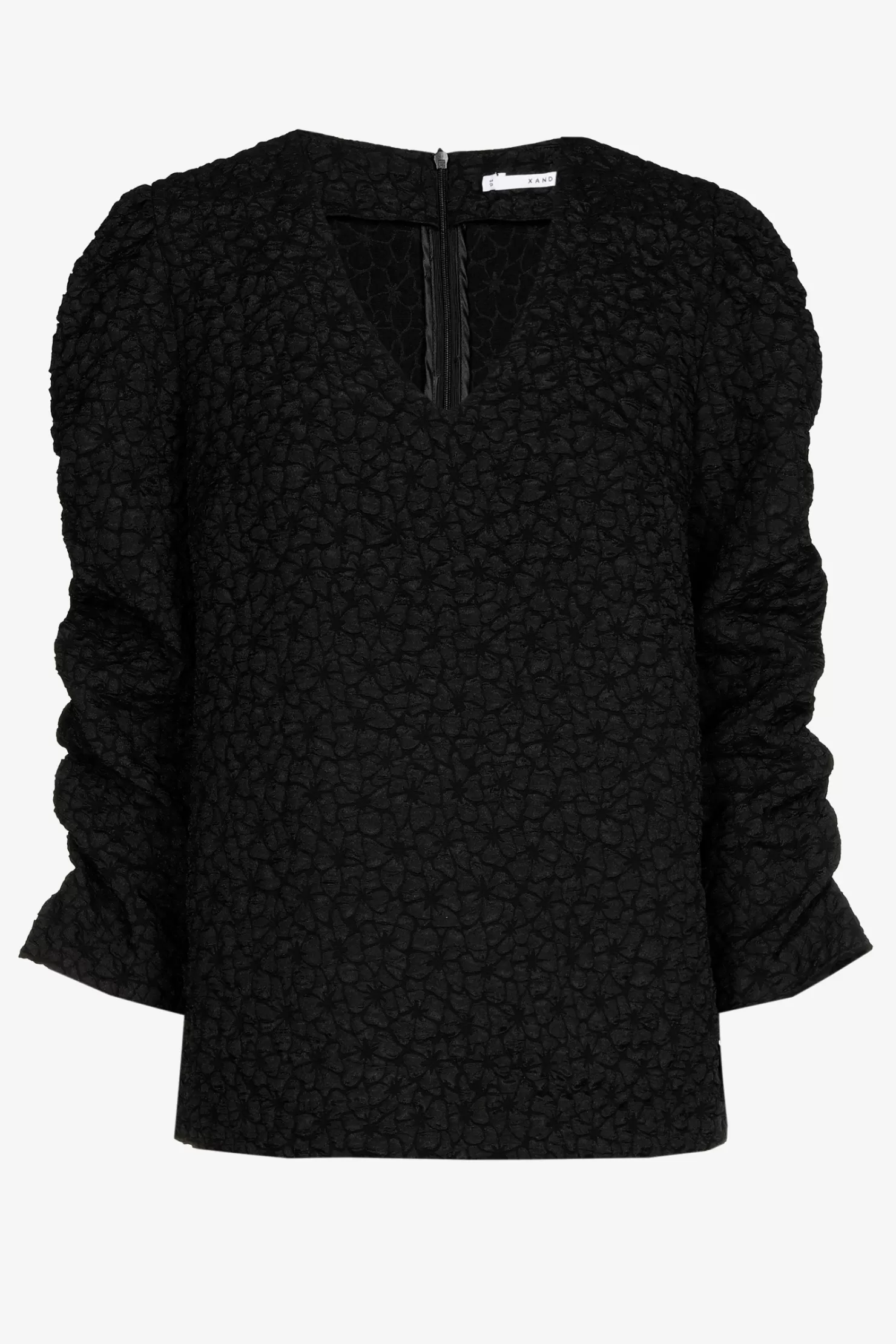 Xandres Jacquardbluse mit Blumenmuster BLACK Best