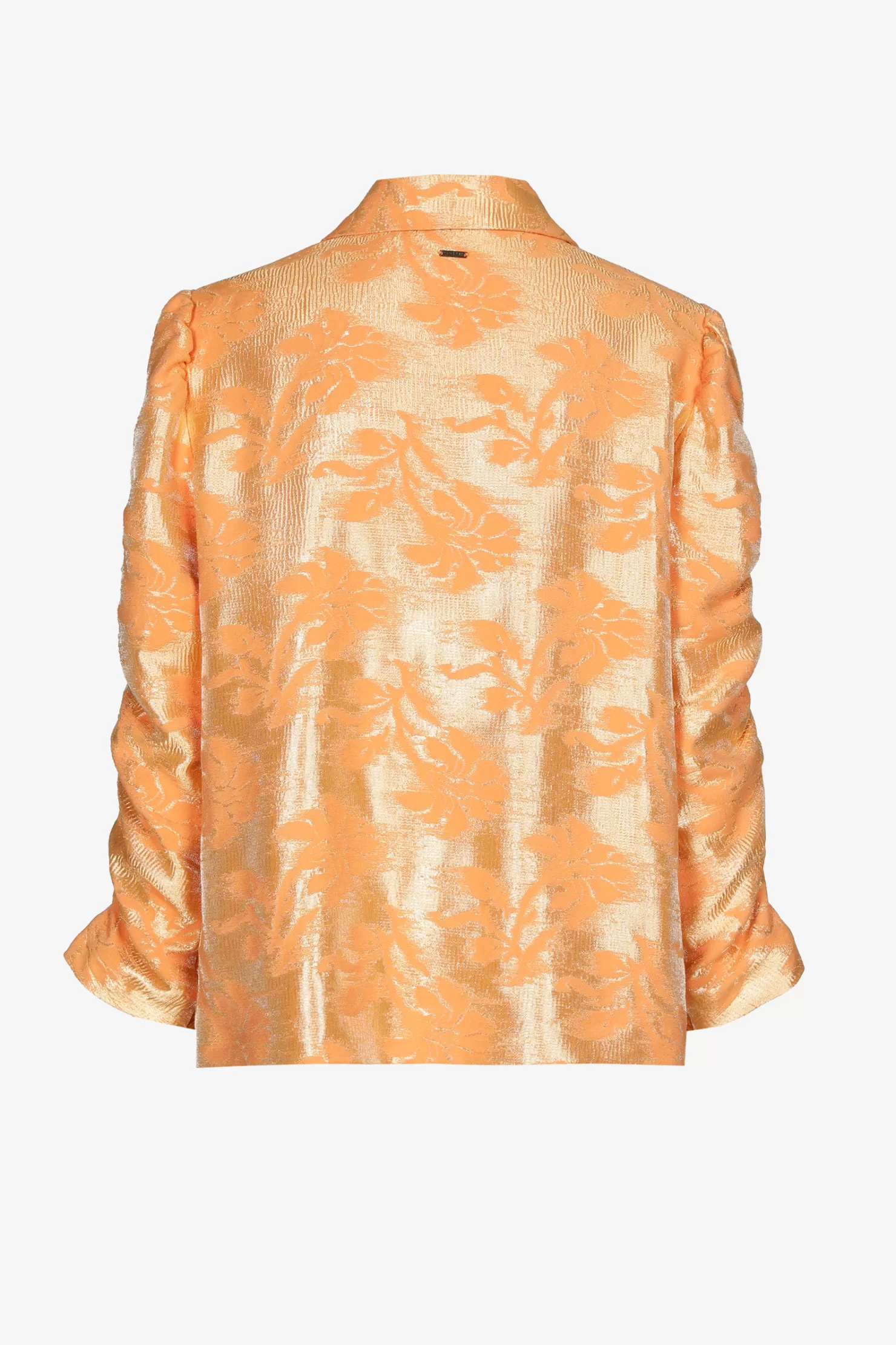 Xandres Jacquardbluse mit Blumenmuster SPICYORANGE Clearance