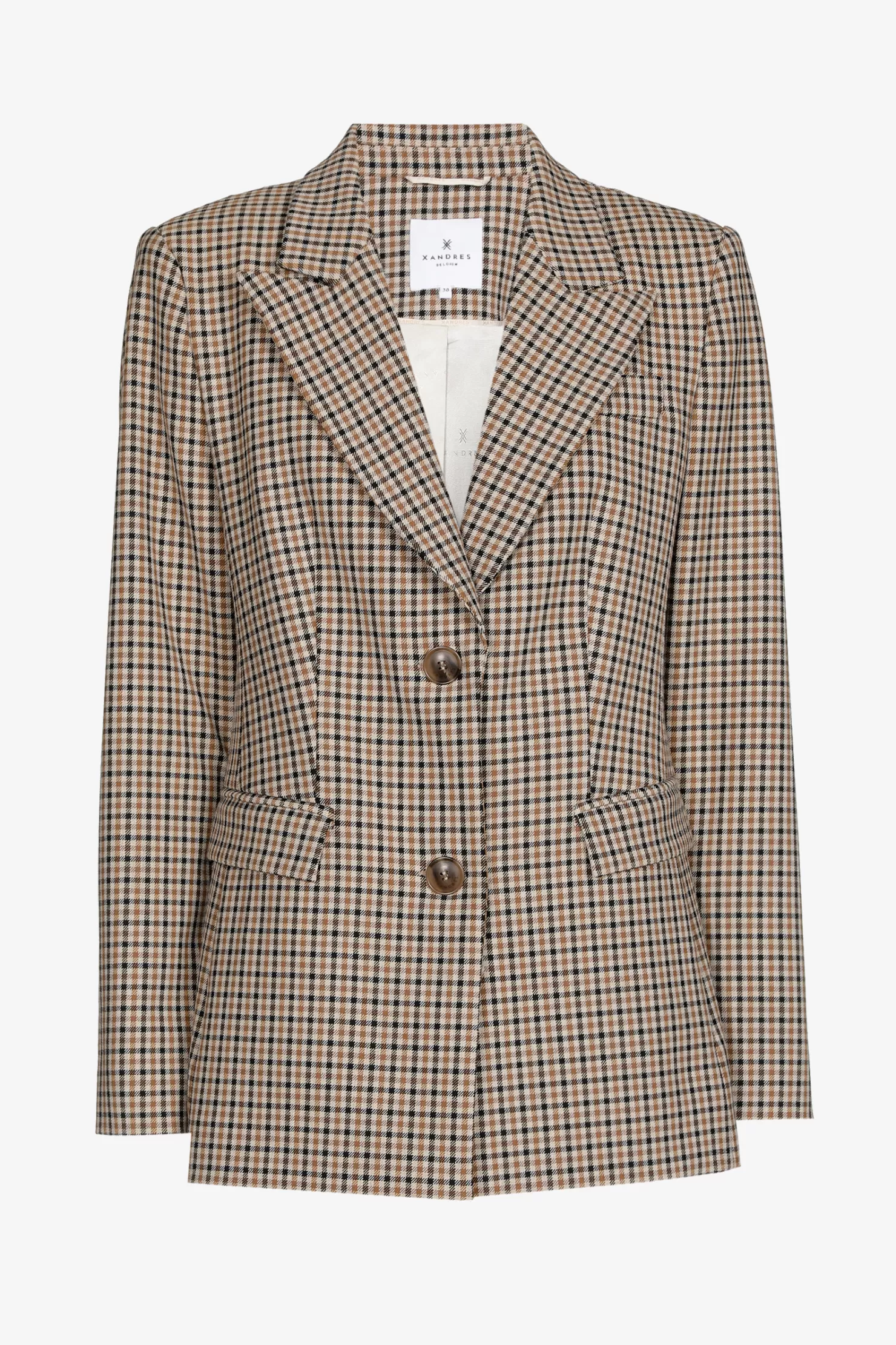 Xandres Karierter Blazer BEAR Clearance