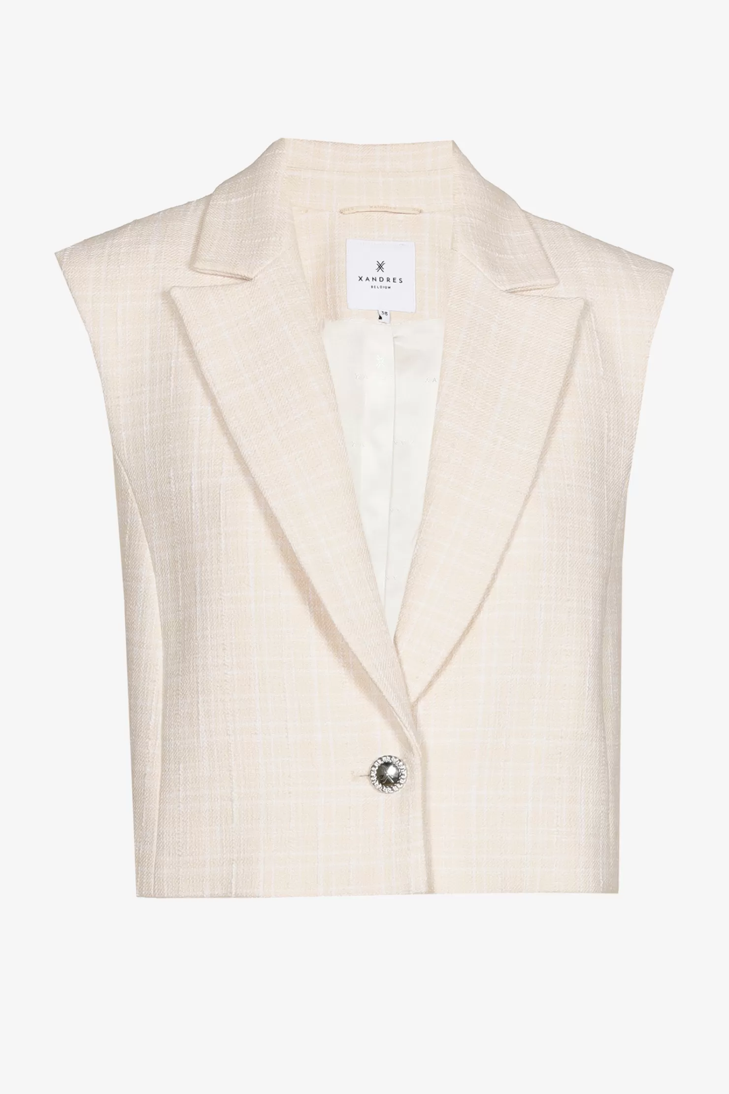 Xandres Karierter ärmelloser Blazer MOUNTBLANC Store