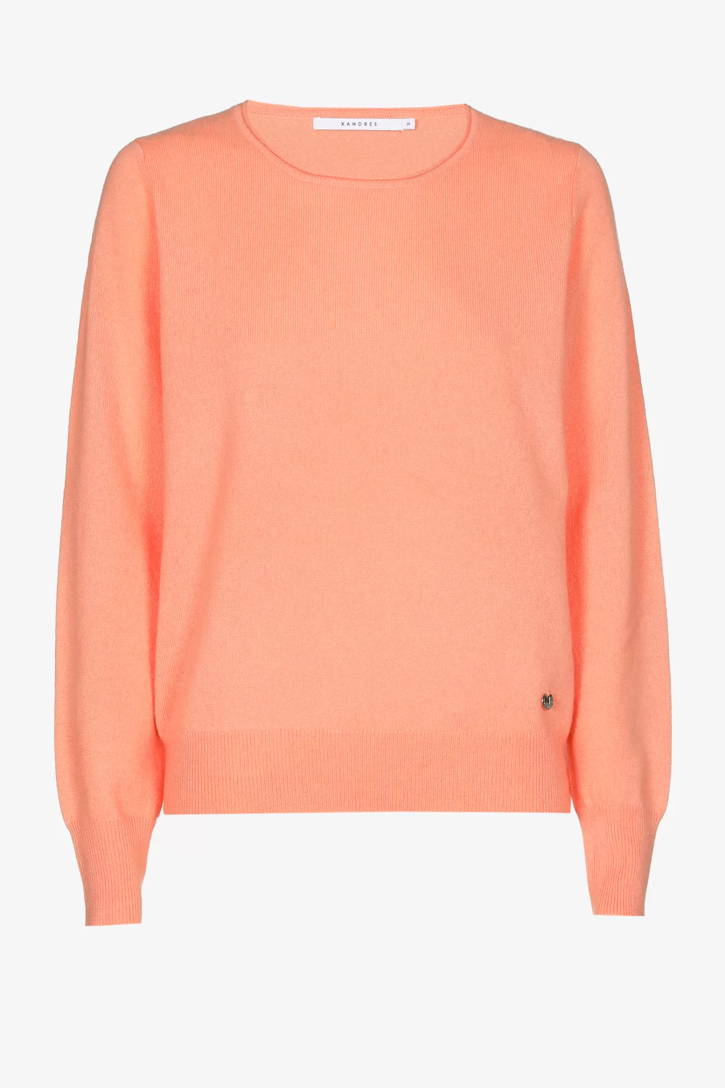 Xandres Kaschmirpullover mit Rundhalsausschnitt SALMON New