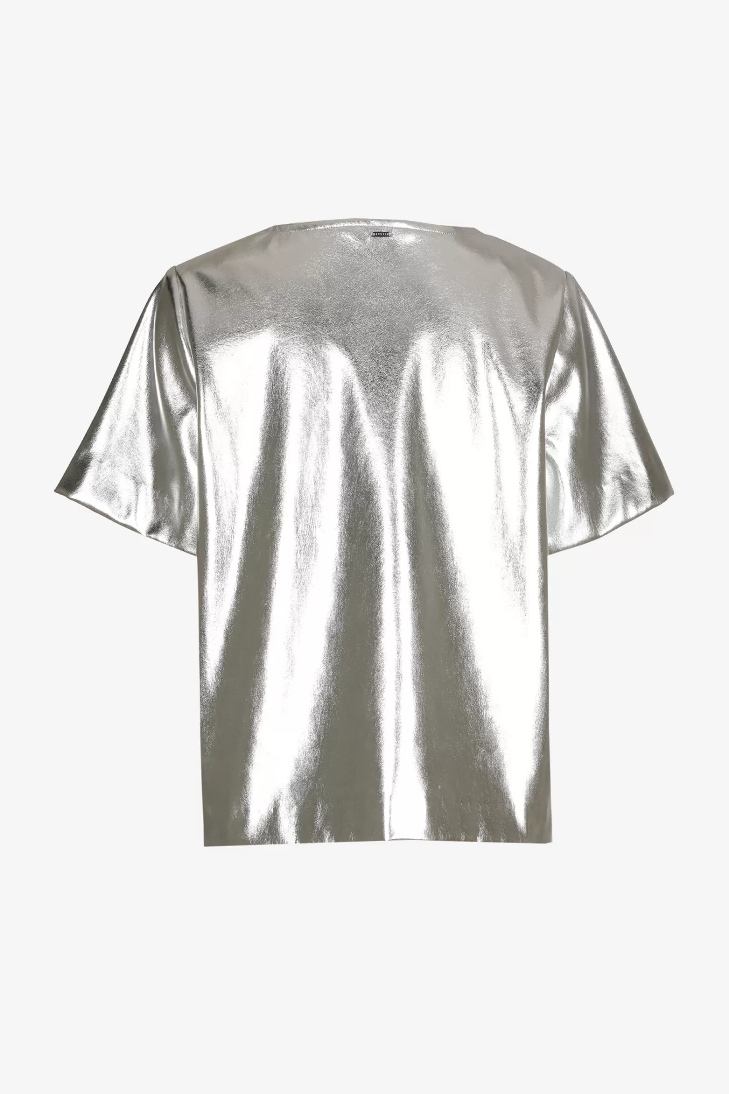 Xandres Kunstleder-Top SILVER Cheap