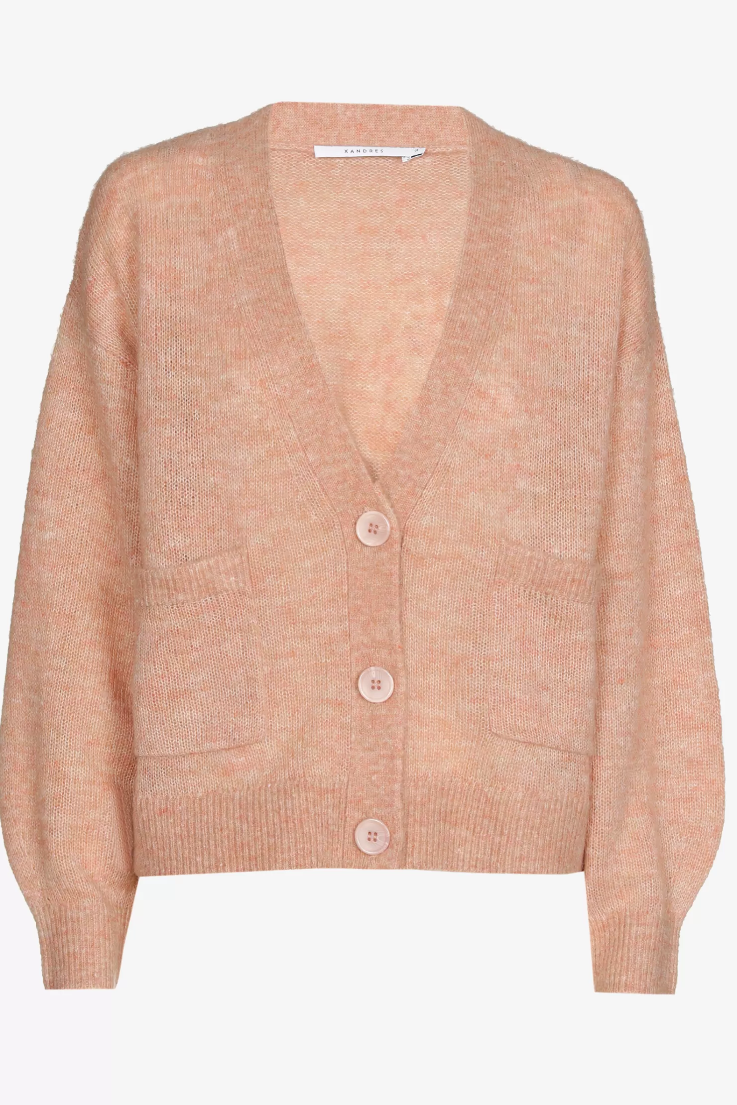 Xandres Kurzer Cardigan mit V-Ausschnitt DUSTYROSE Sale