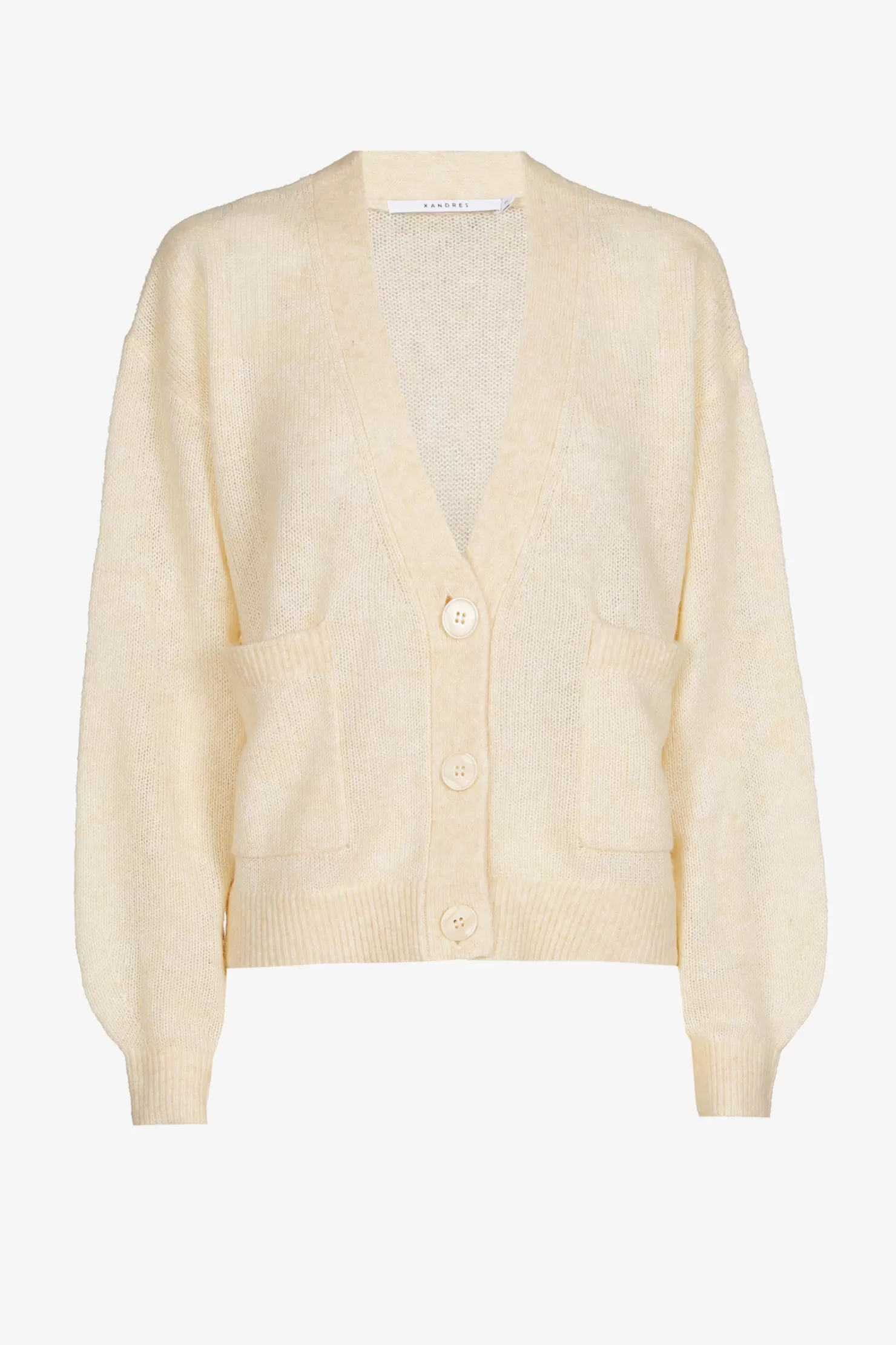 Xandres Kurzer Cardigan mit V-Ausschnitt WARMPEARL Online