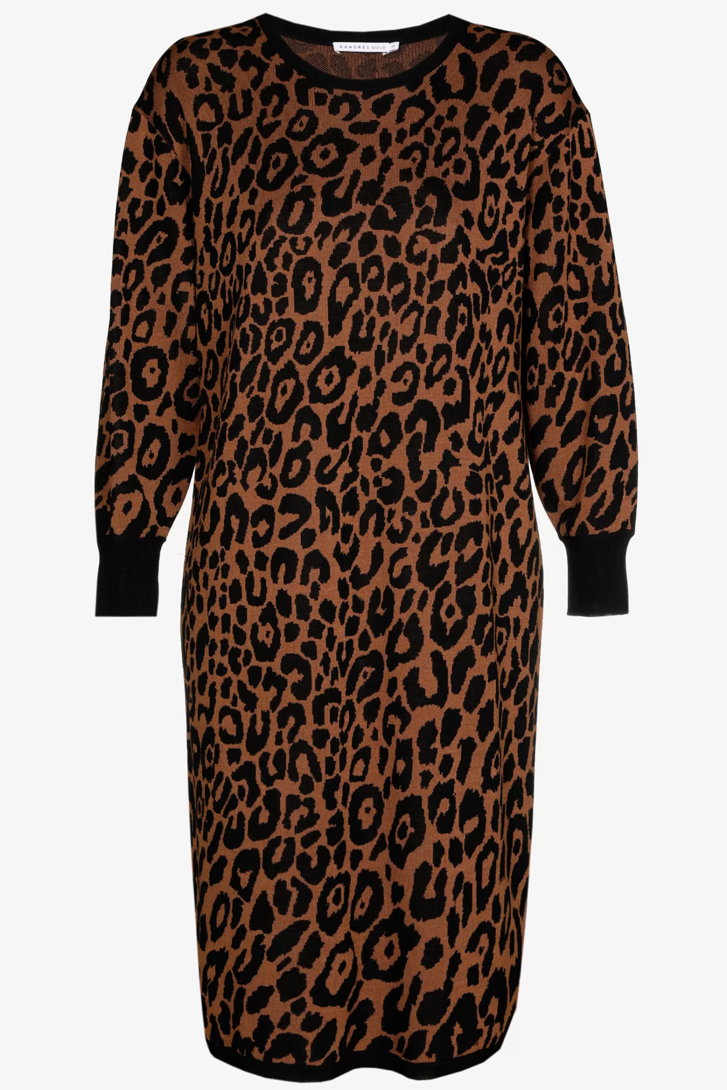 Xandres Langes Kleid mit Leopardenmuster HAZEL Shop