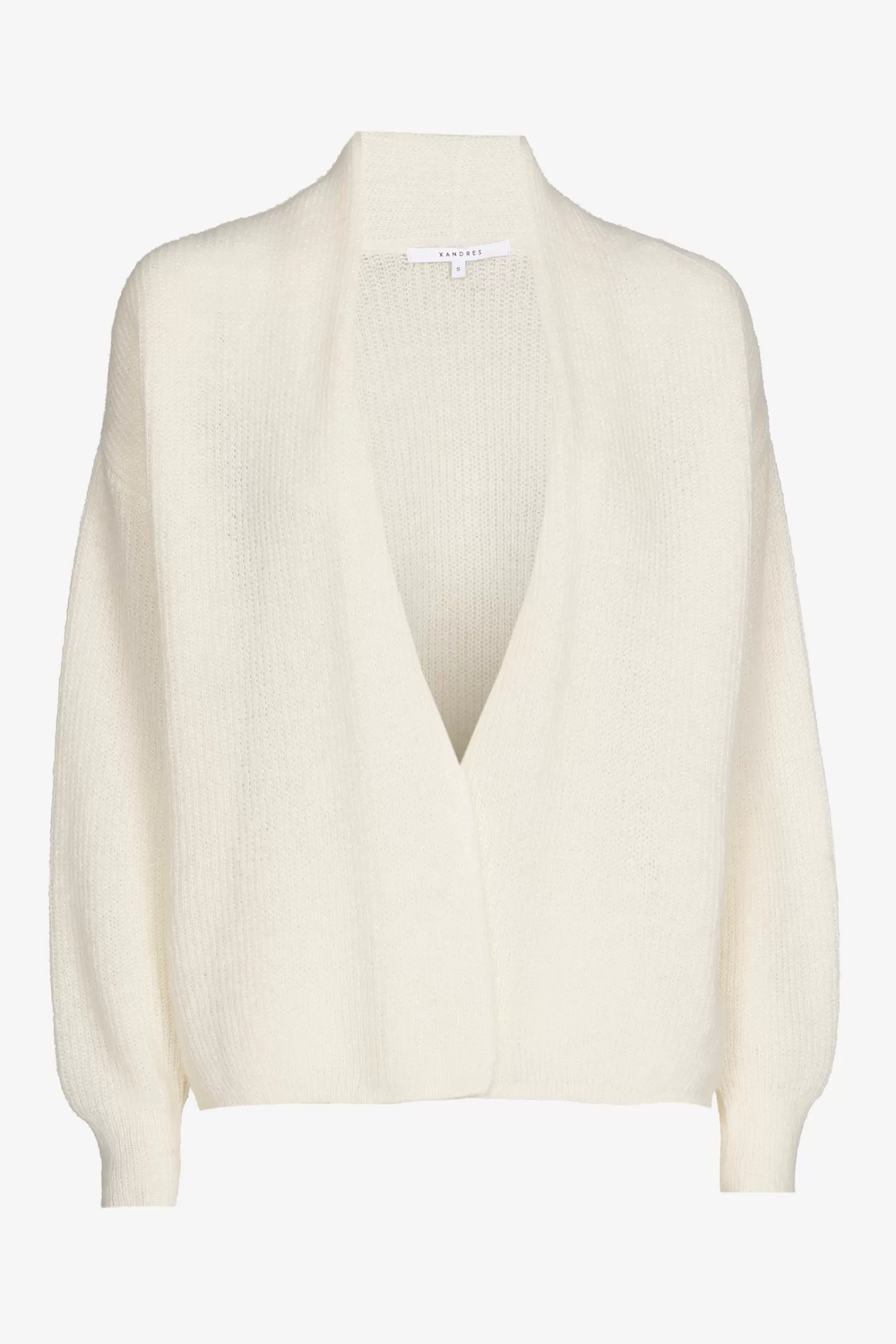 Xandres Luftiger Cardigan mit Perlstich MOUNTBLANC Flash Sale