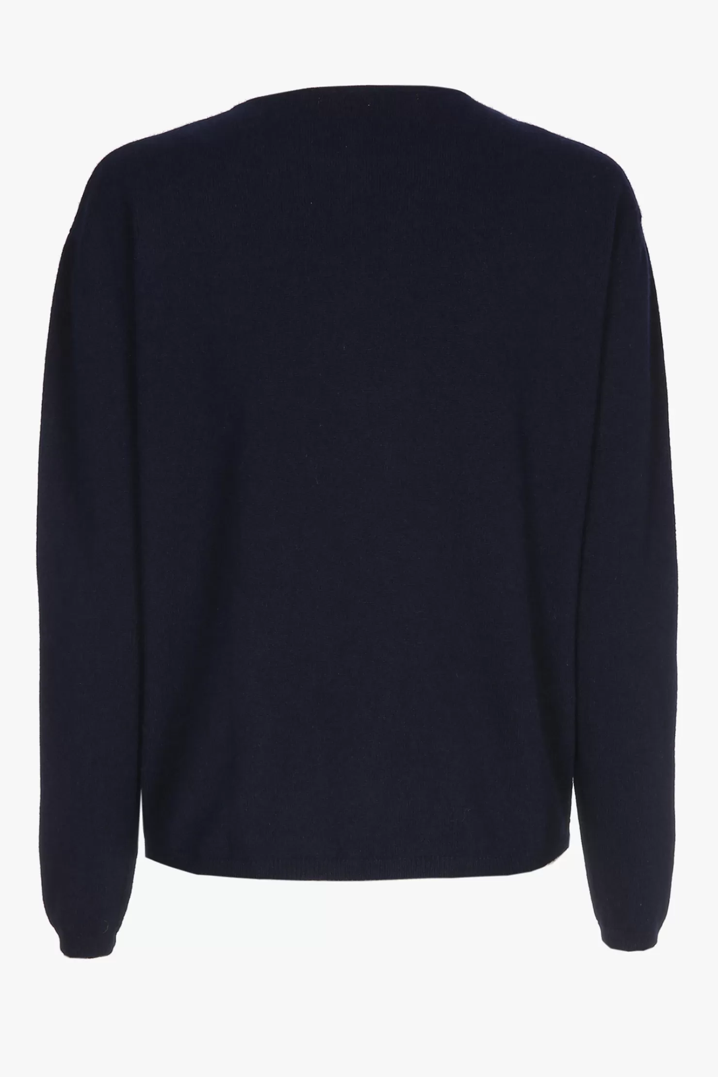 Xandres blauer Cashmere Pullover mit Rundhalsausschnitt NAVY Cheap