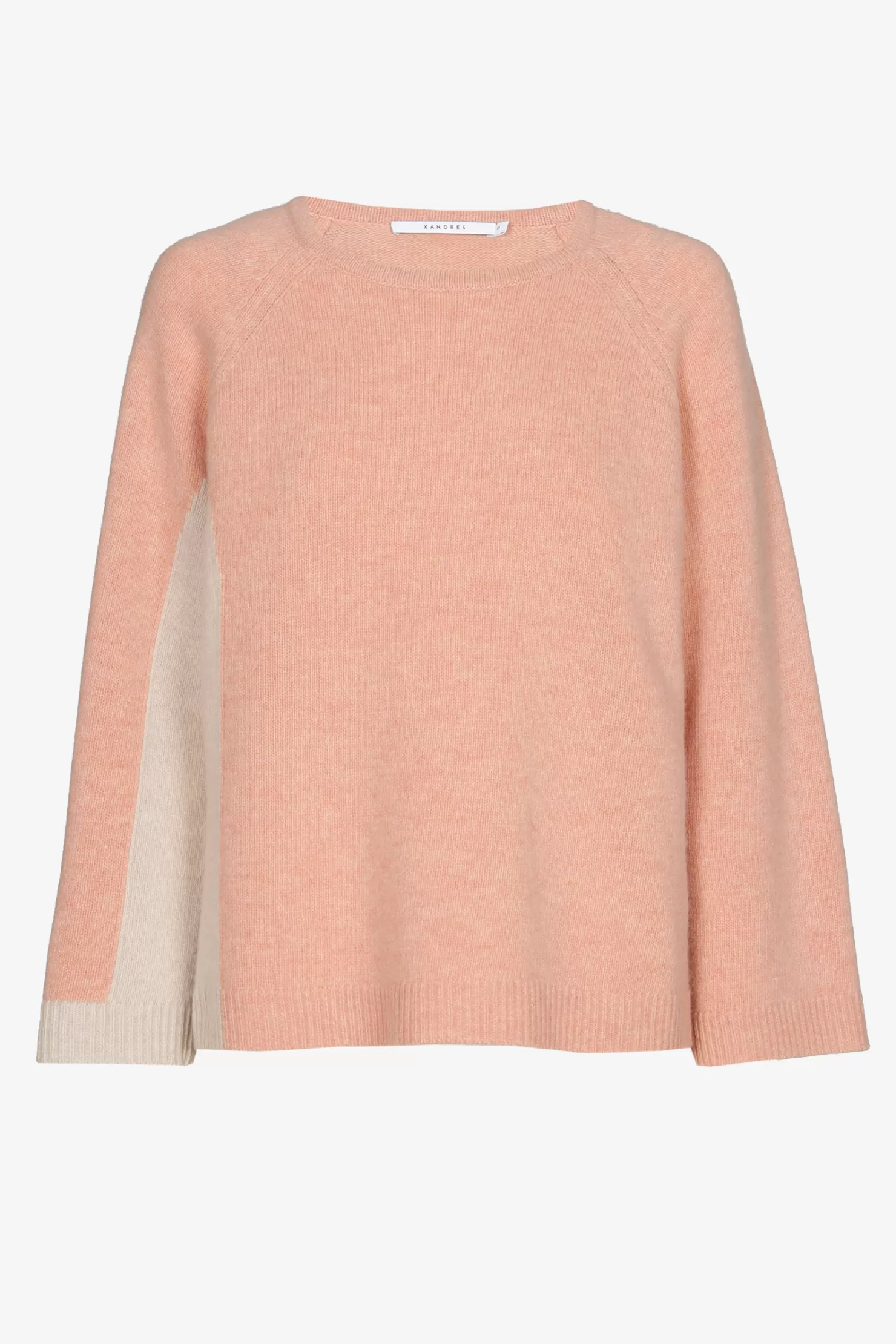 Xandres Pullover aus Feinstrick mit Wollanteil SALMON Hot