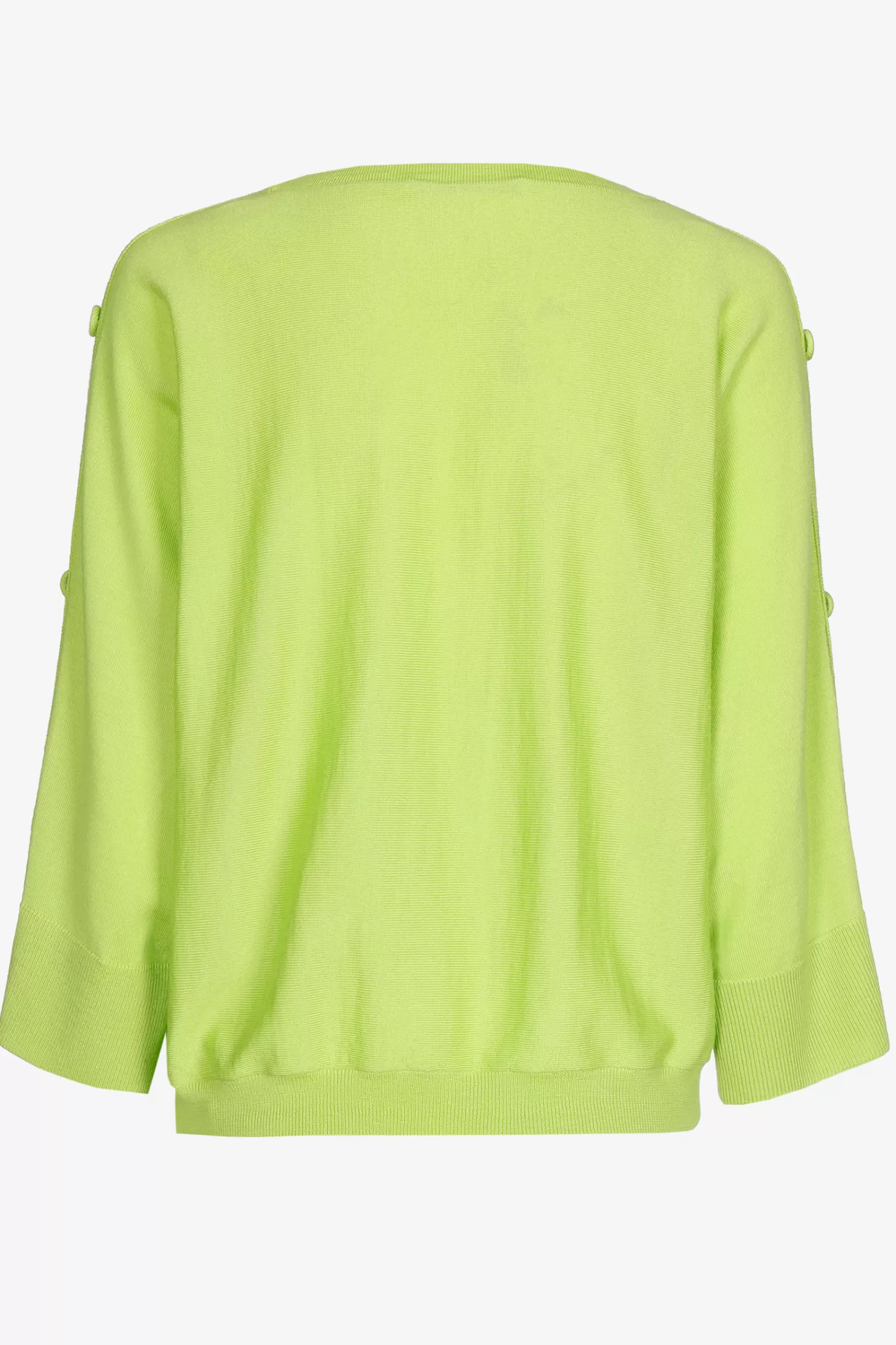 Xandres Pullover aus Merinowolle mit Knöpfen MATCHA Best Sale