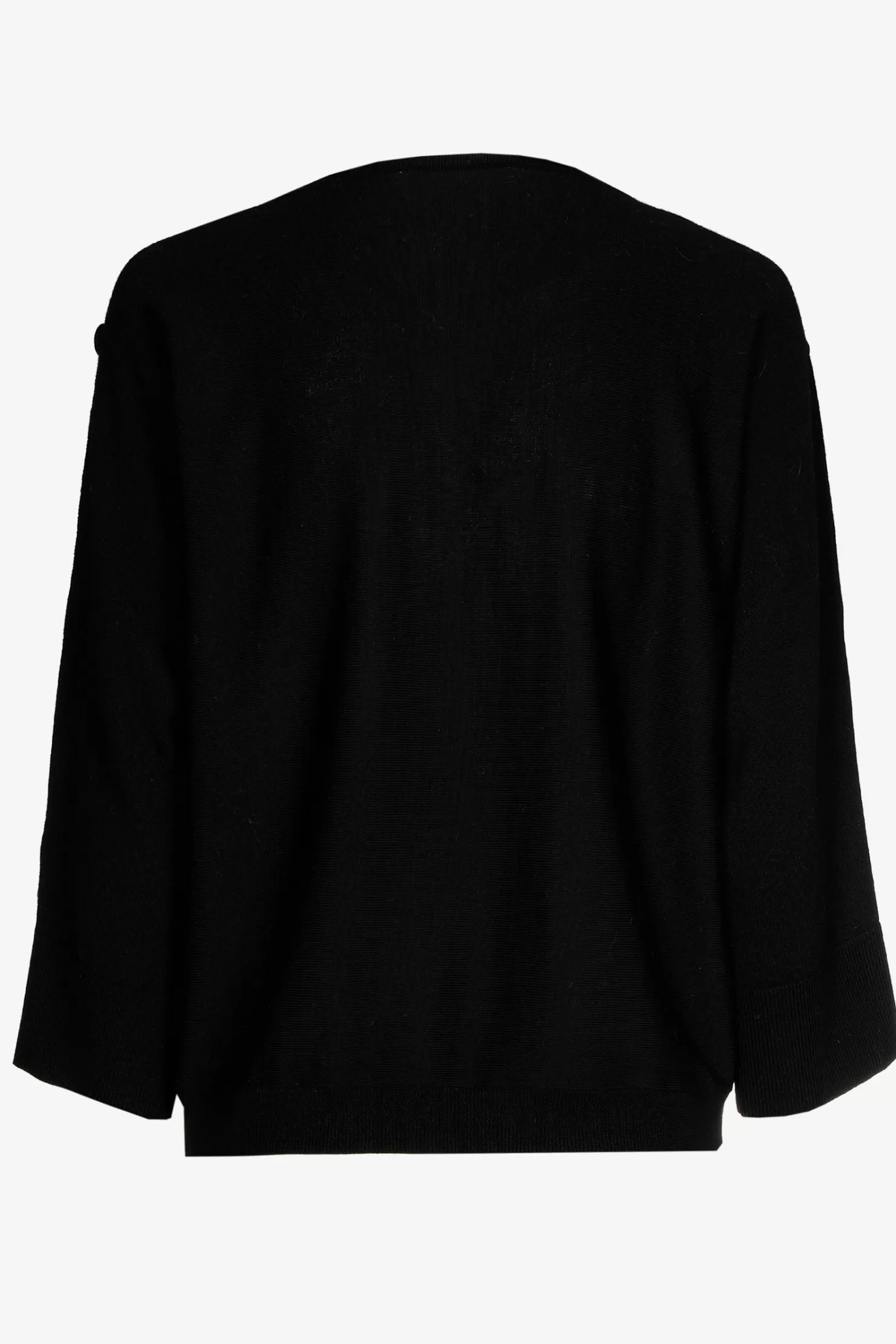 Xandres Pullover aus Merinowolle mit Knöpfen BLACK Clearance