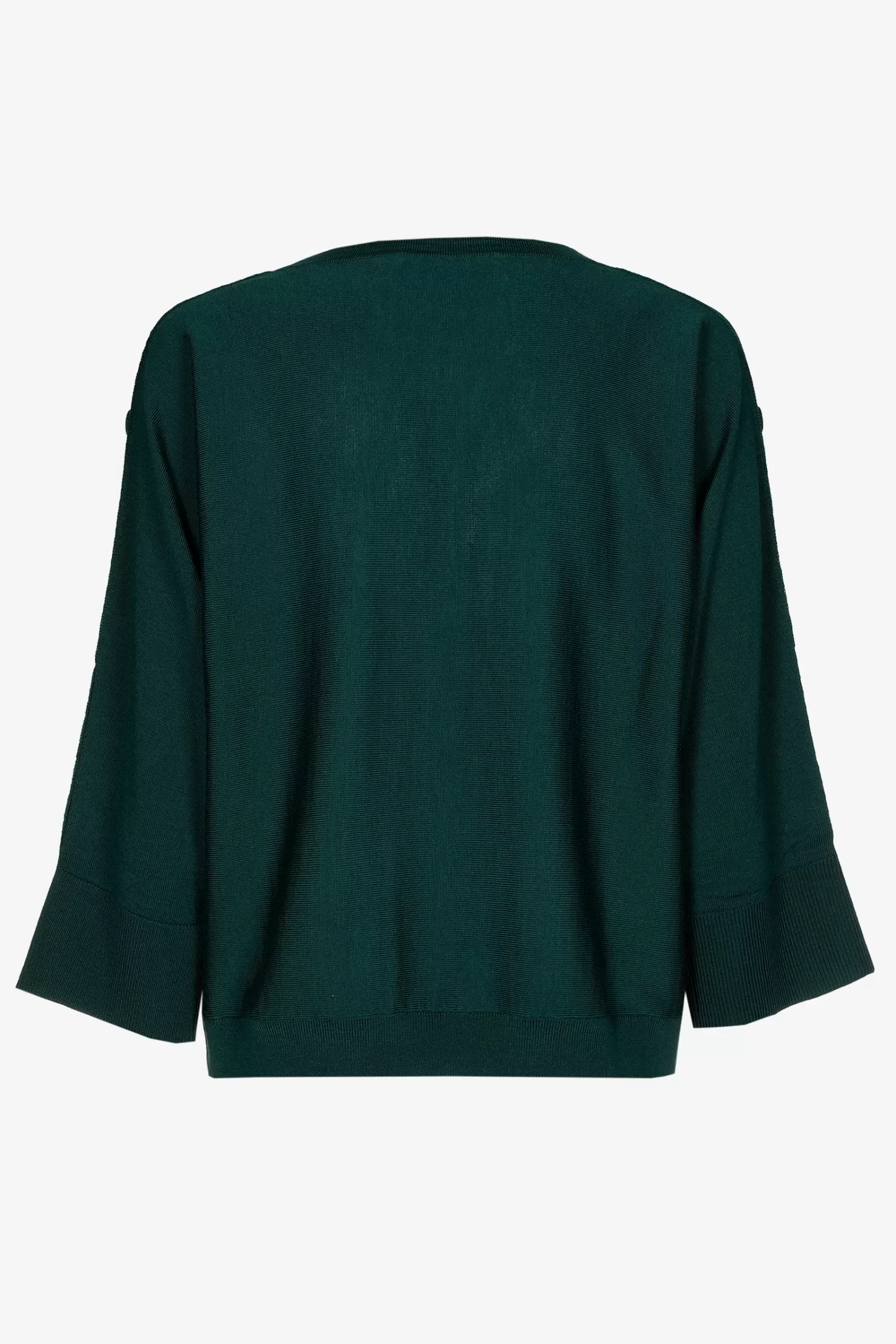 Xandres Pullover aus Merinowolle mit Knöpfen BOTTLEGREEN Best Sale