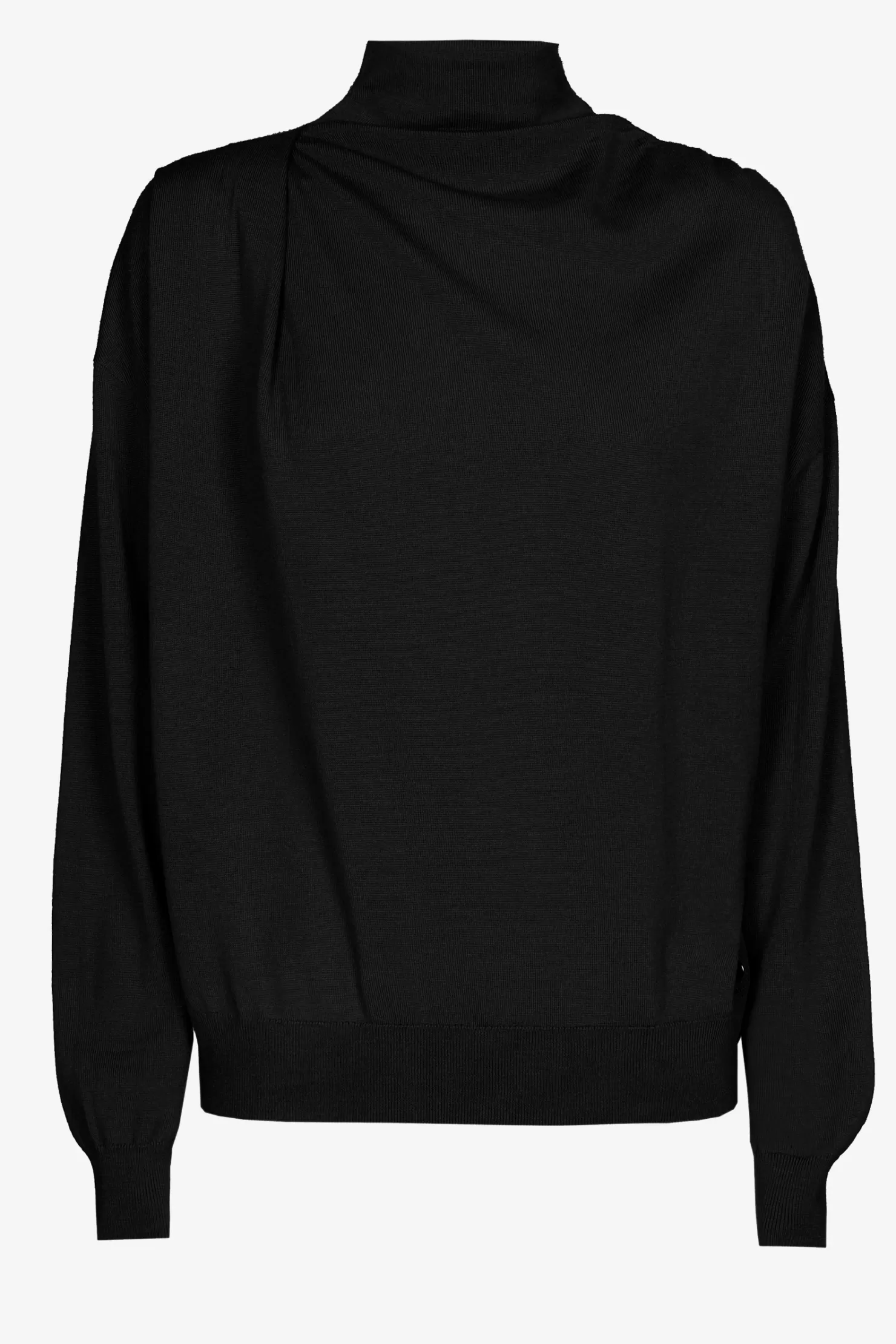 Xandres Pullover mit drapiertem Effekt BLACK New