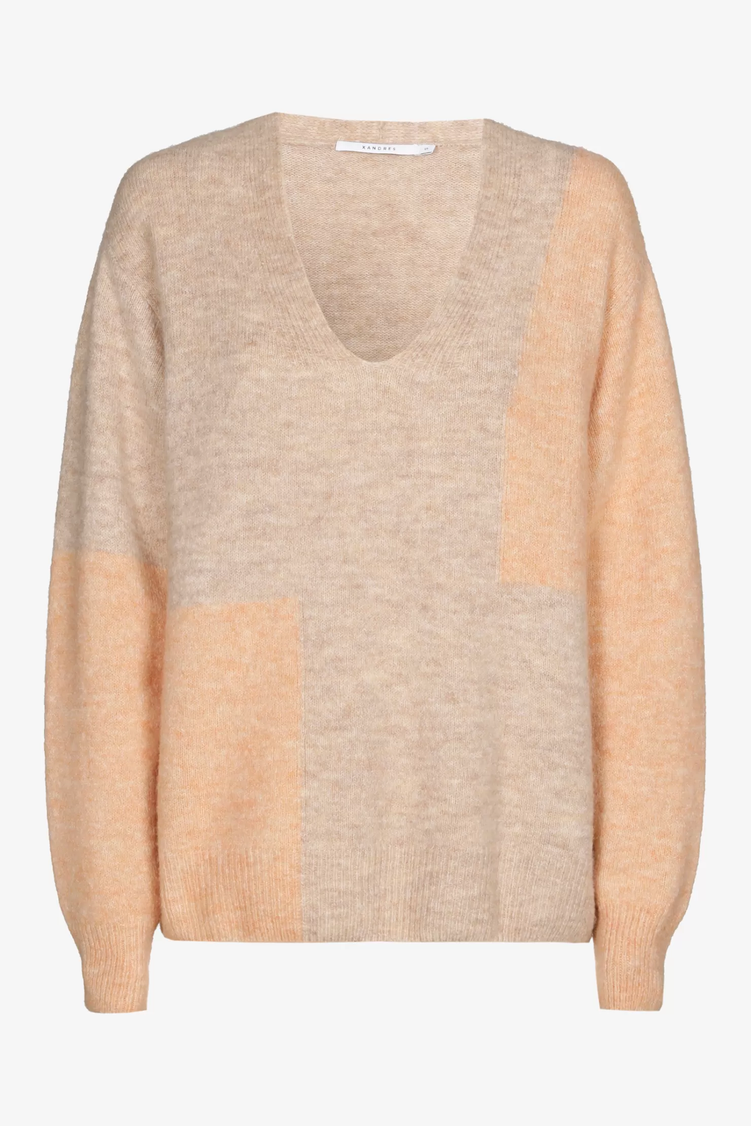 Xandres Pullover mit Farbblockmuster aus Wollmix HAZEL Cheap