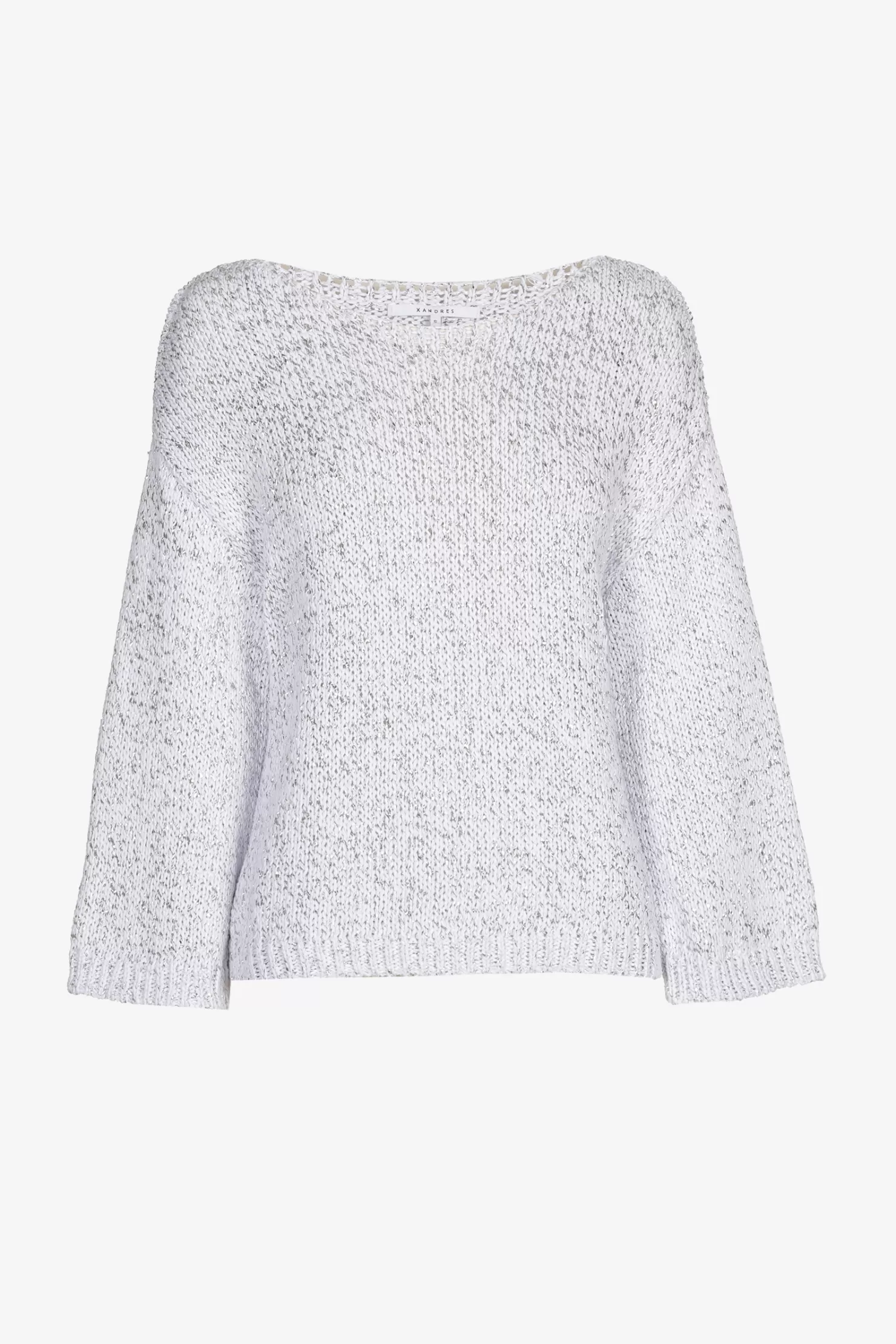 Xandres Pullover mit Lurex WHITE Discount