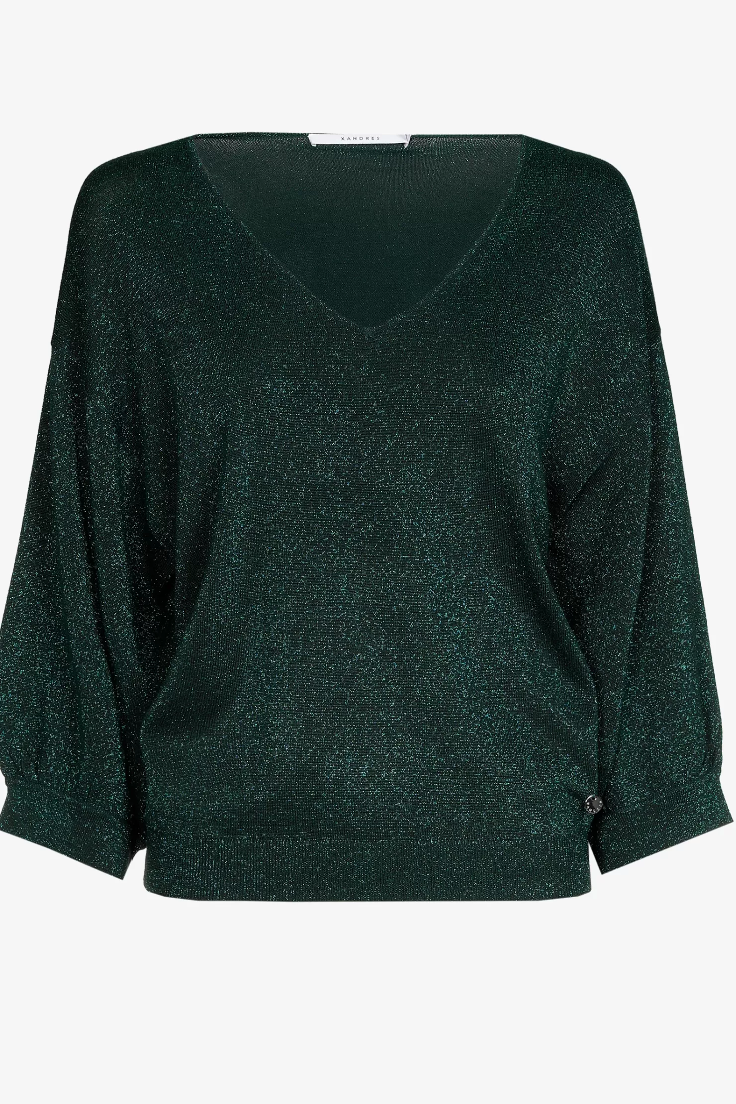 Xandres Pullover mit Lurex BOTTLEGREEN New