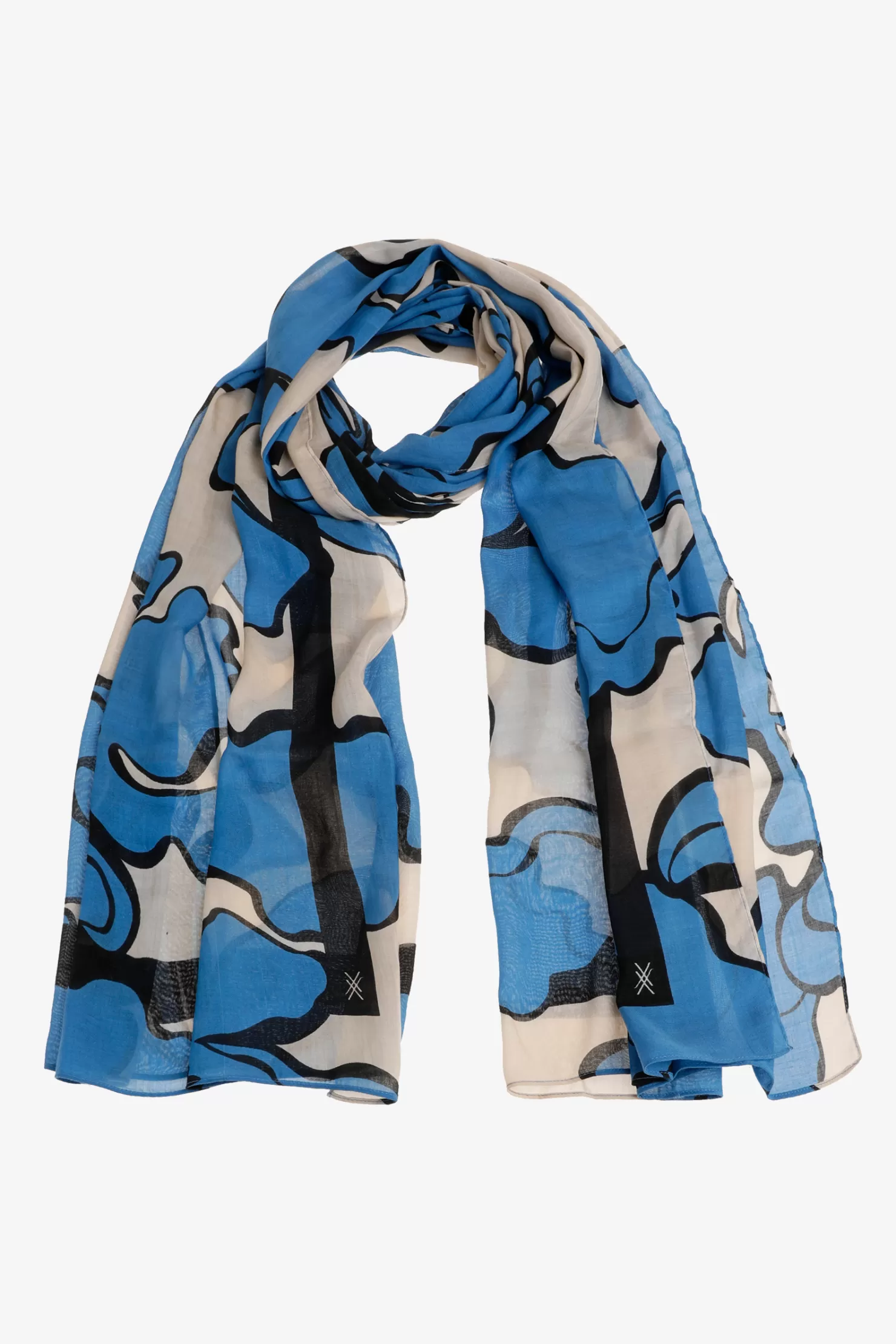 Xandres Schal mit Blumenmuster AZUREBLUE Cheap