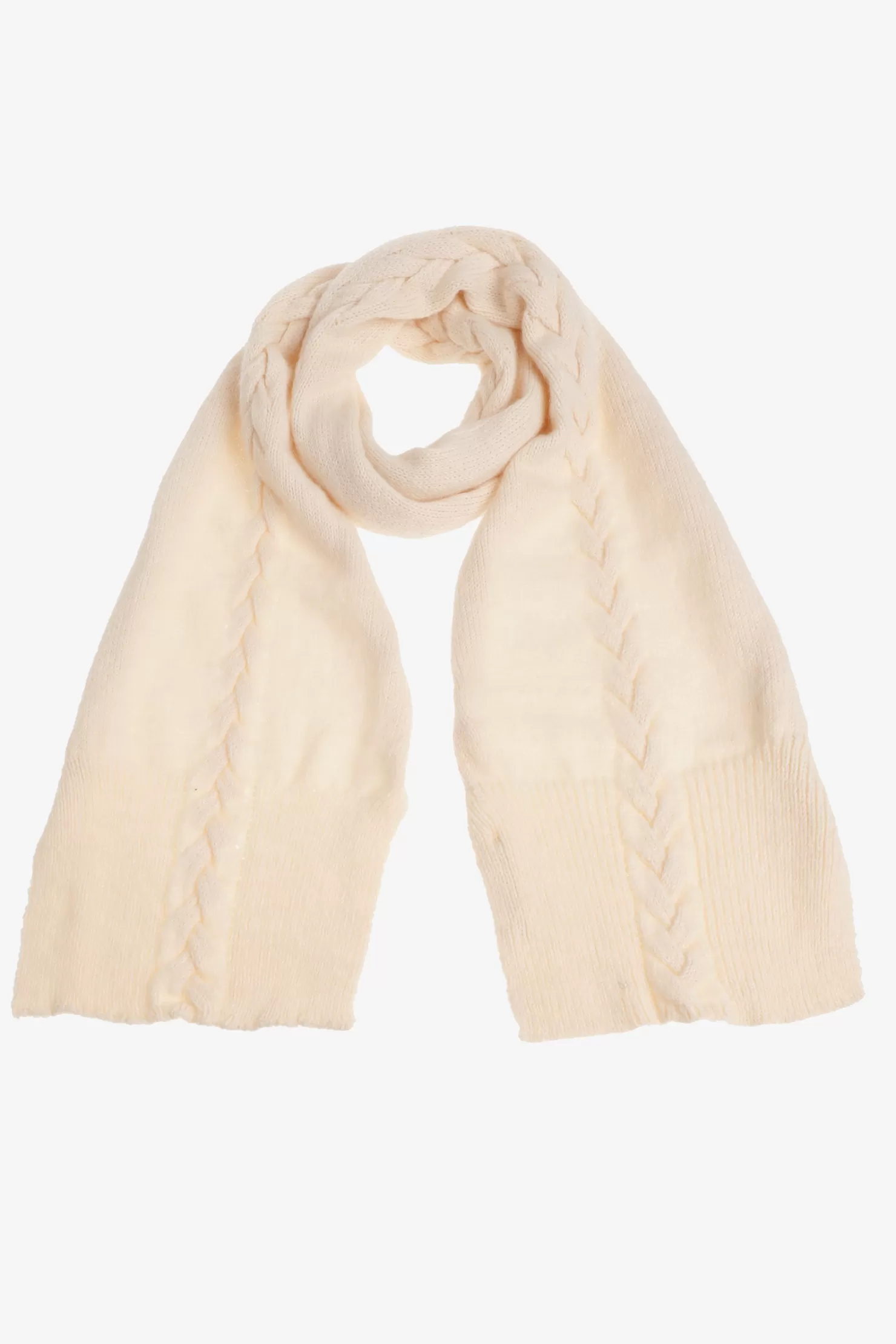 Xandres Schal mit Zopfmuster IVORY Best