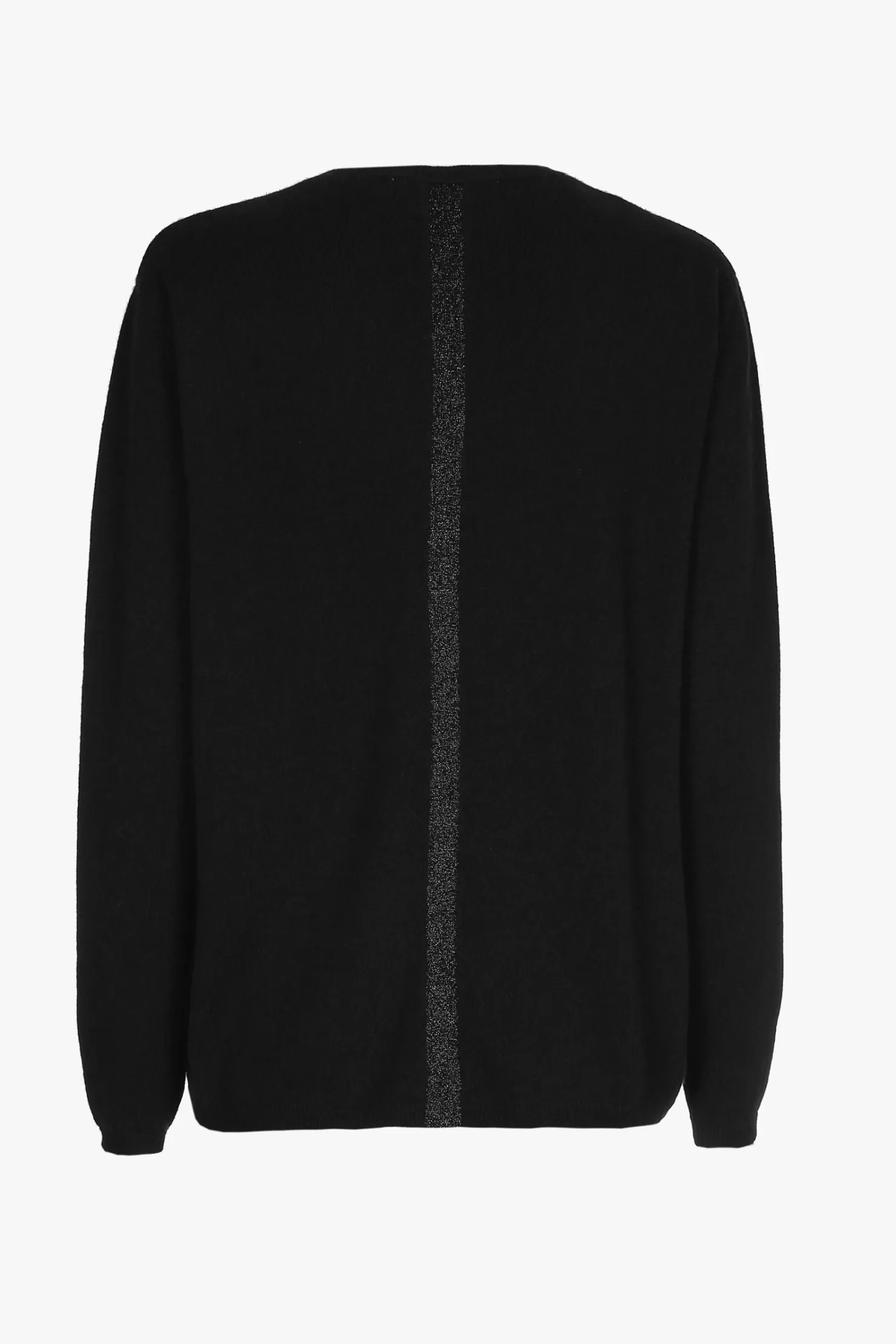 Xandres Schwarzer Cashmere Pullover mit V-Ausschnitt BLACK Store