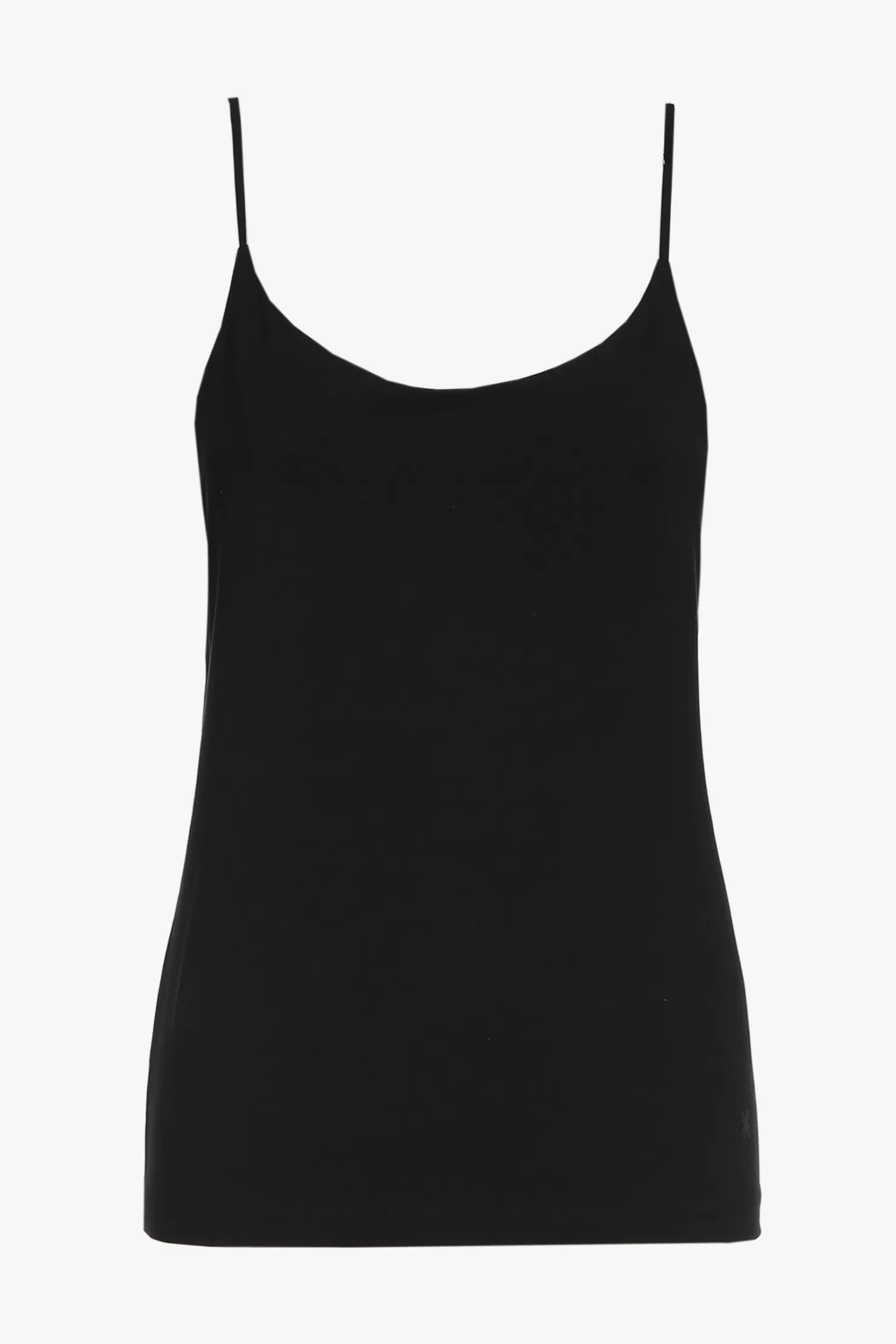 Xandres Schwarzes Spaghetti Top BLACK Flash Sale