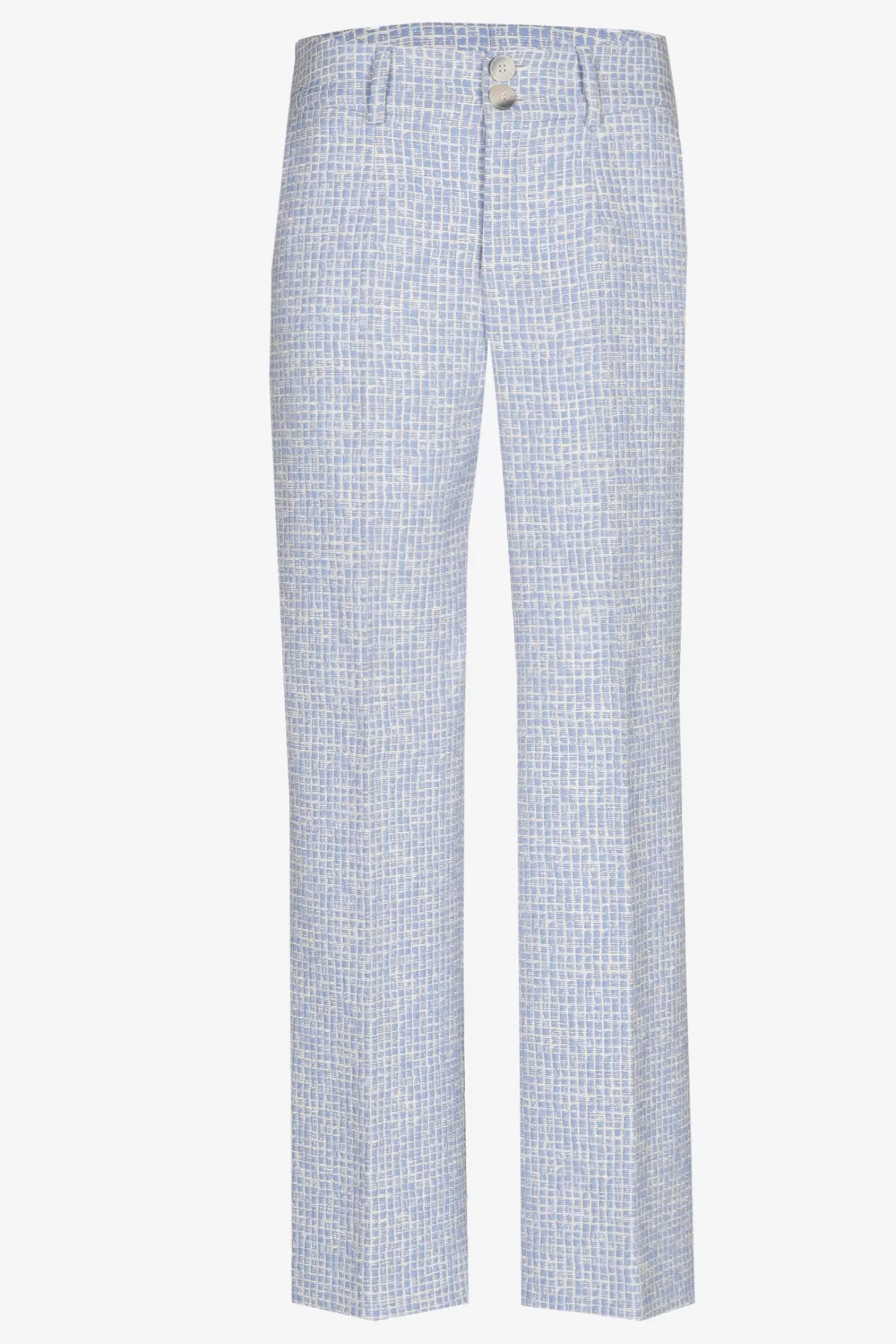 Xandres Seersucker-Hose mit Struktur CORNFLOWERBLUE Hot