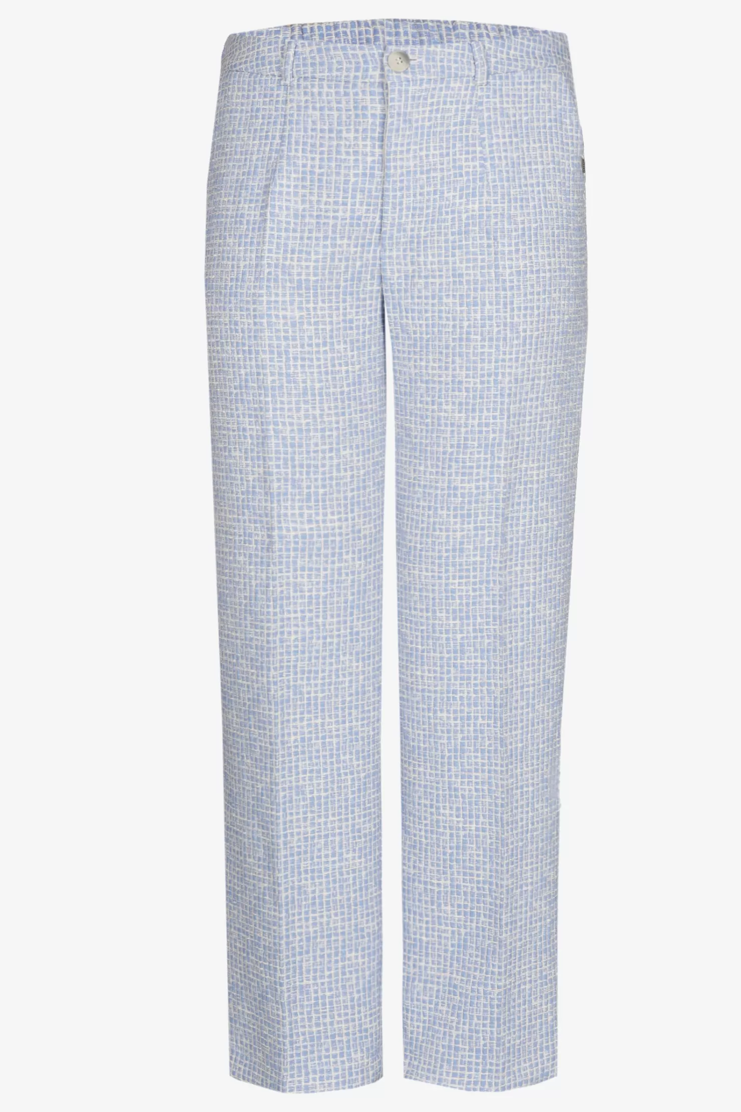 Xandres Seersucker-Hose mit weitem Bein CORNFLOWERBLUE Cheap