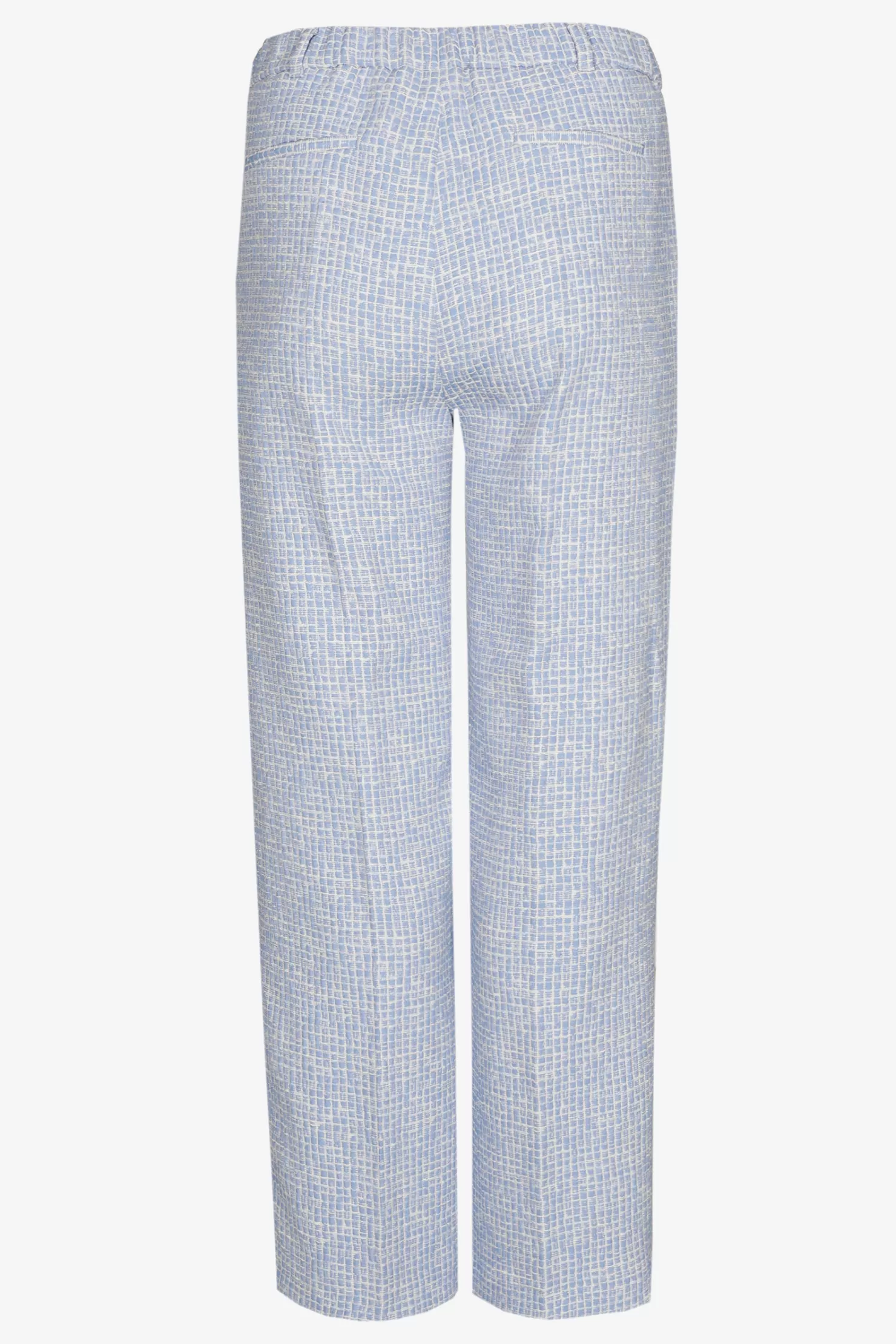 Xandres Seersucker-Hose mit weitem Bein CORNFLOWERBLUE Cheap