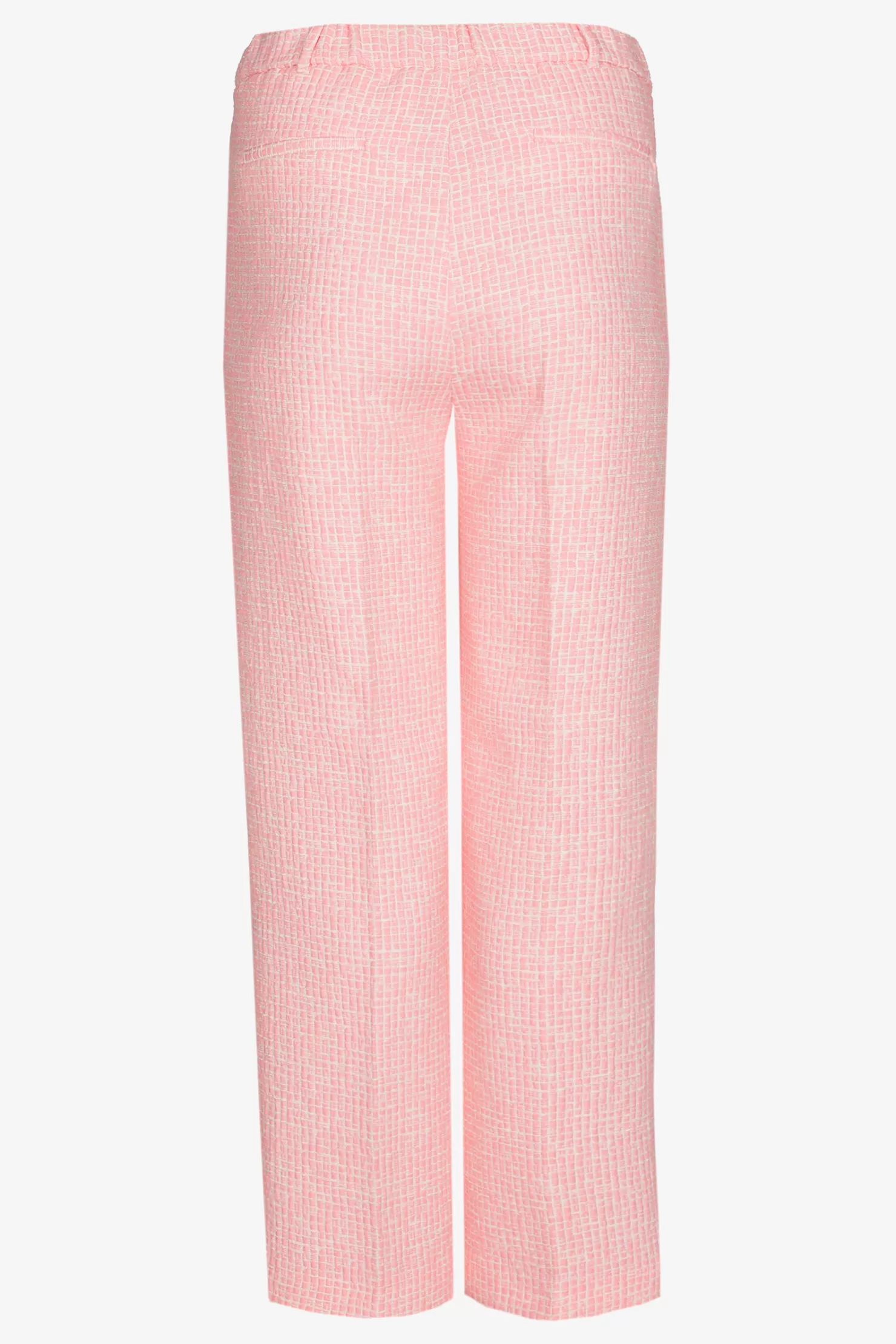 Xandres Seersucker-Hose mit weitem Bein BUBBLEGUM Best Sale