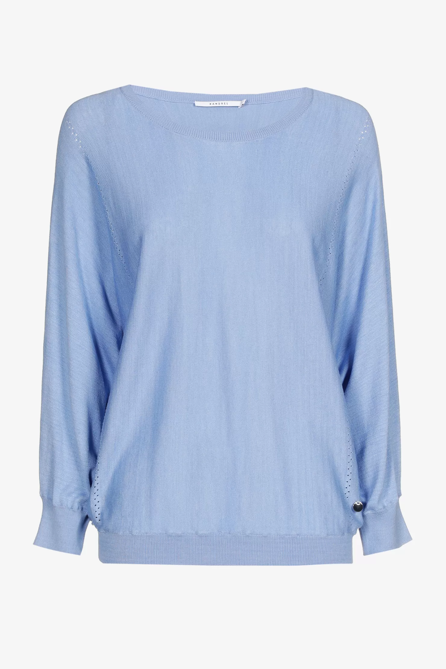 Xandres Sommerlicher Pullover mit Seidenanteil SHIRTINGBLUE Flash Sale