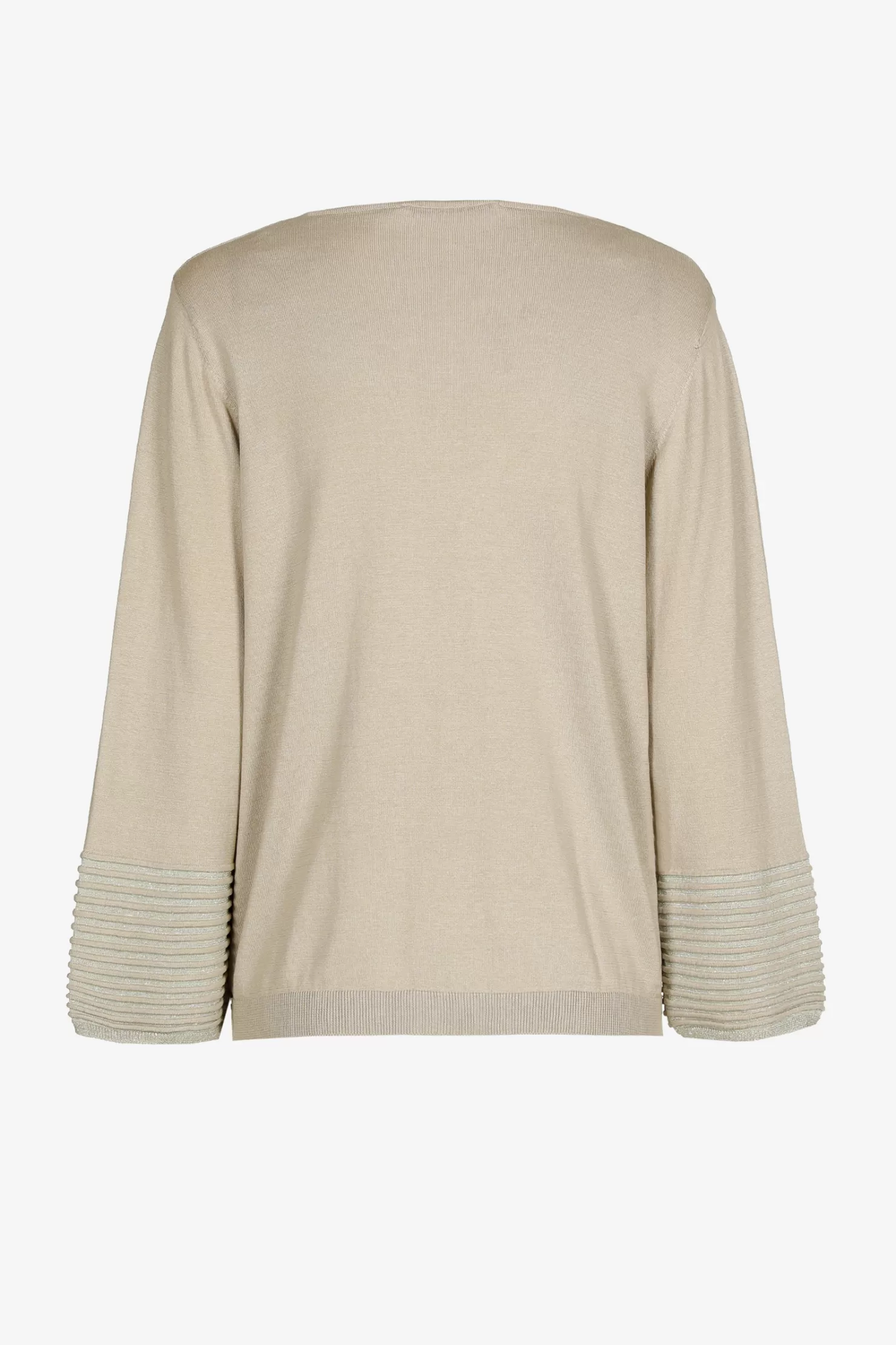 Xandres Sommerlicher Pullover mit Seidenanteil und Lurex TAUPE Clearance