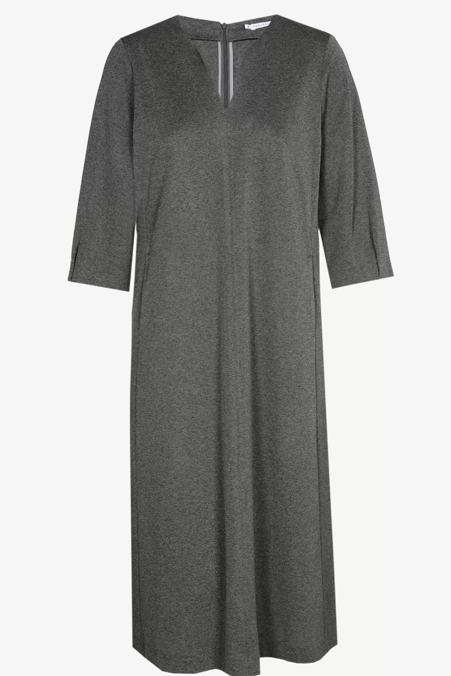 Xandres Tailliertes A-Linien-Kleid CLOUDYGREY Outlet