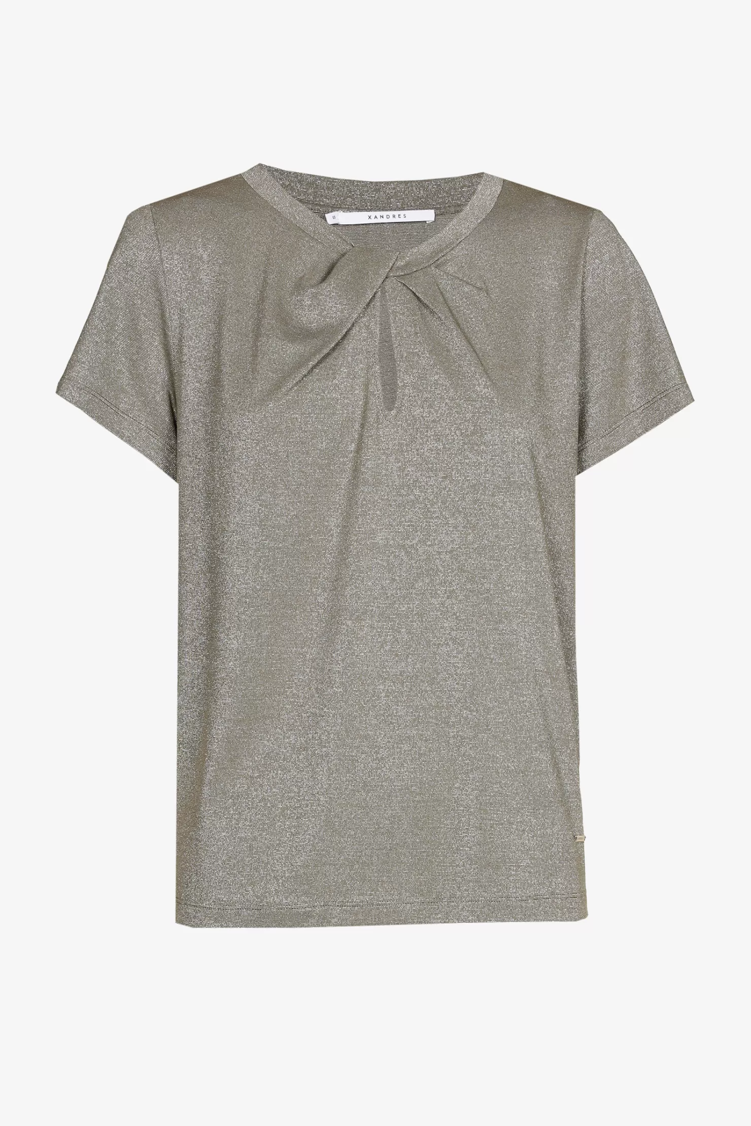 Xandres T-Shirt mit Lurex TAUPE Online