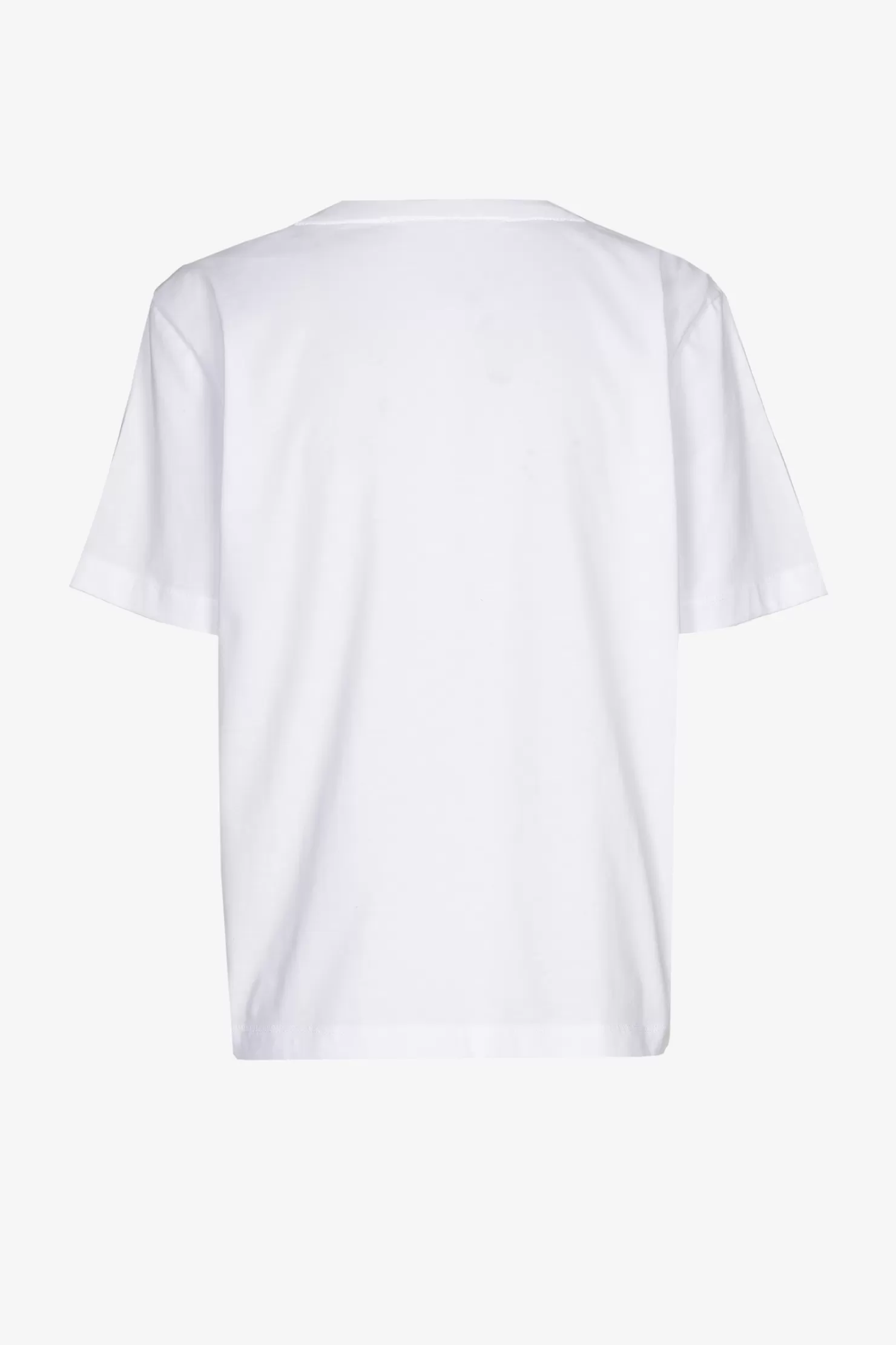 Xandres T-Shirt mit silbernem Detail am Hals WHITE Hot