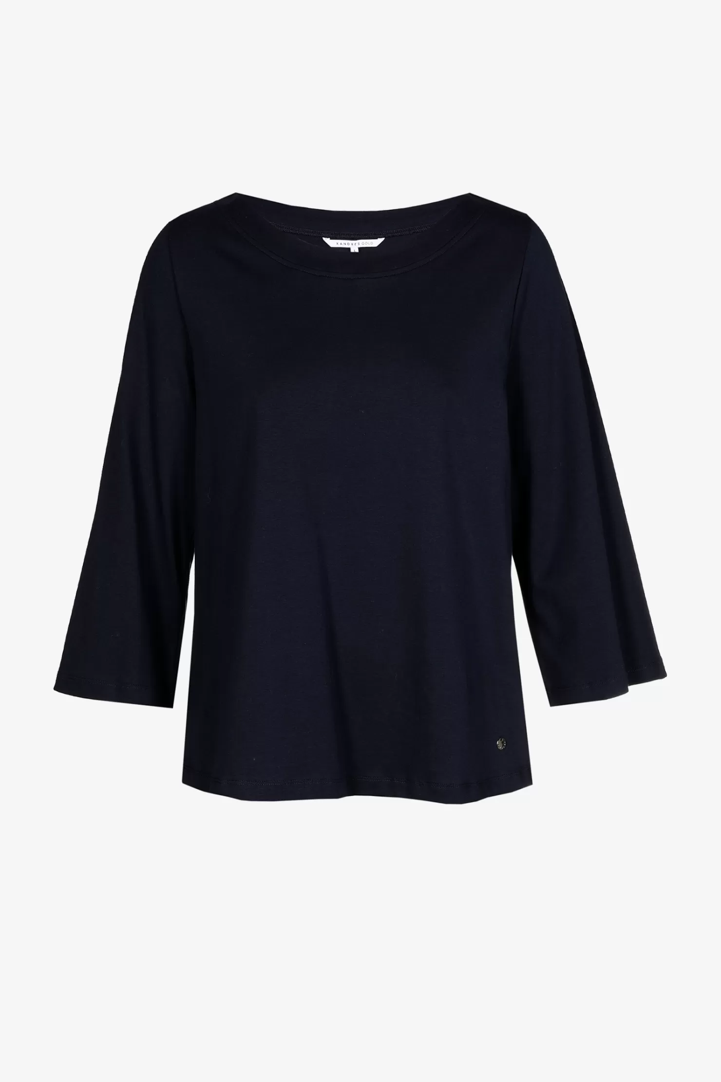 Xandres T-Shirt mit U-Boot-Ausschnitt NAVY Flash Sale