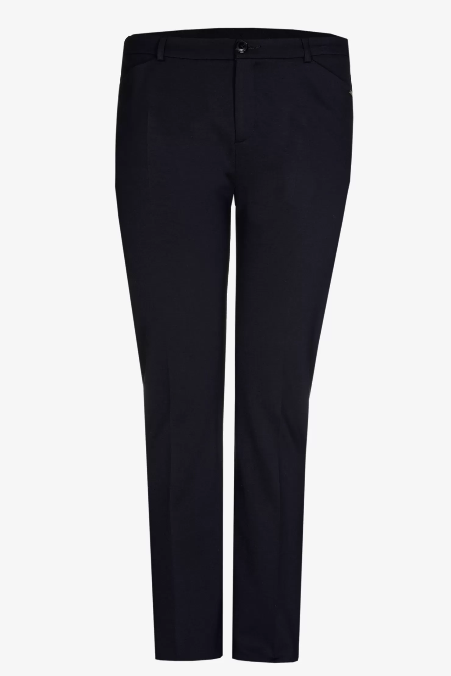 Xandres Weiche Hose mit geradem Bein NAVY Best