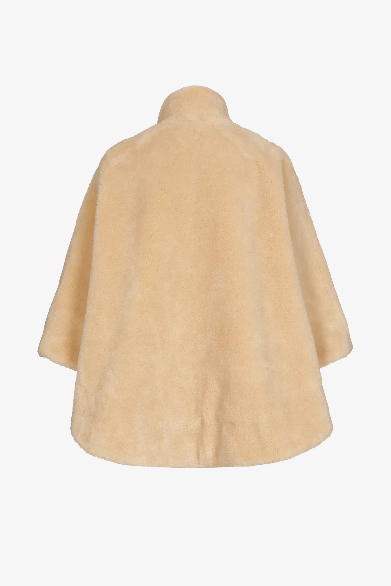 Xandres Weicher Poncho aus Teddystoff IVORY Hot