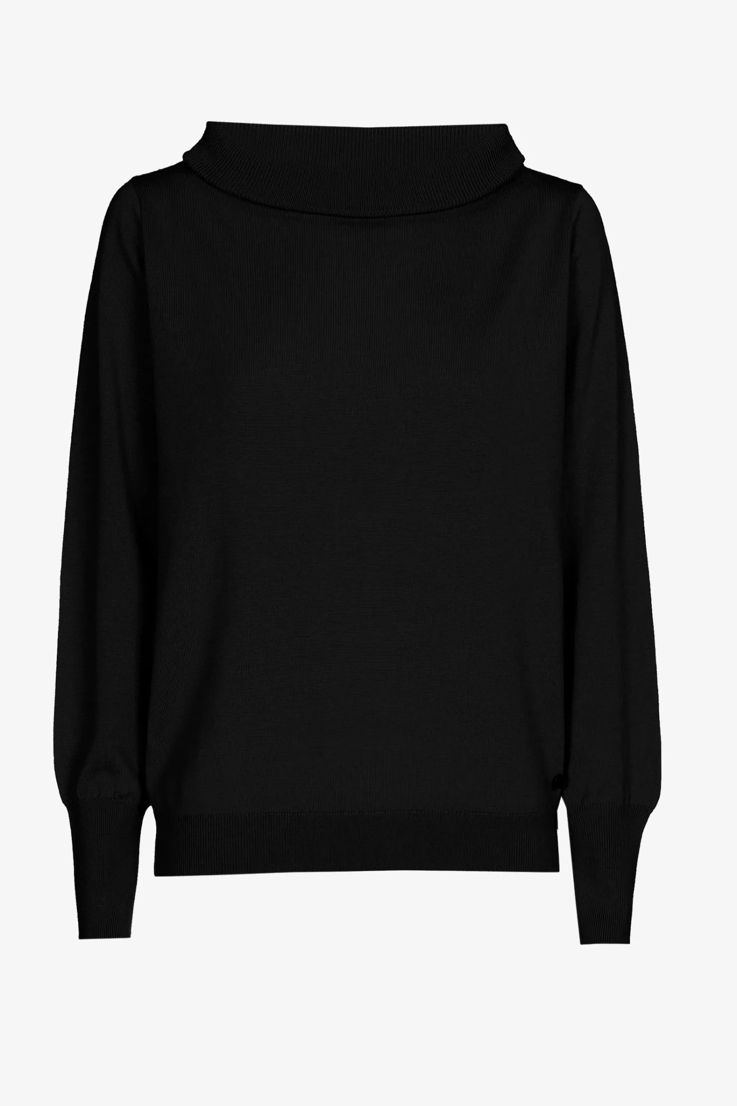 Xandres Wollpullover mit U-Boot-Ausschnitt BLACK Flash Sale